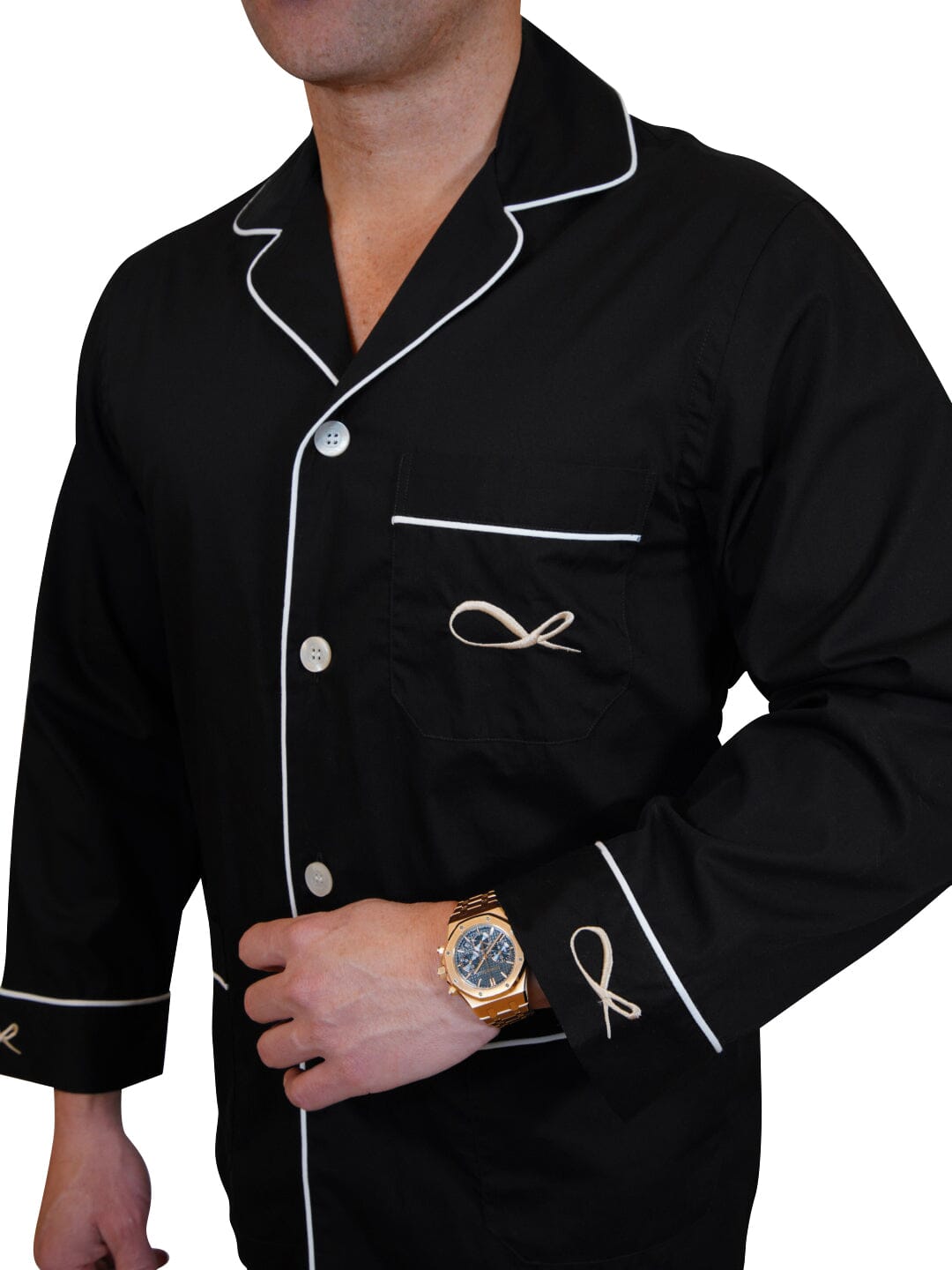 Rejuvenate Collection Pajama Set In Black-4