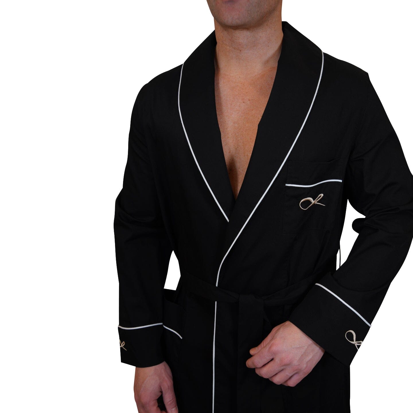 Rejuvenate Bathrobe In Black-4