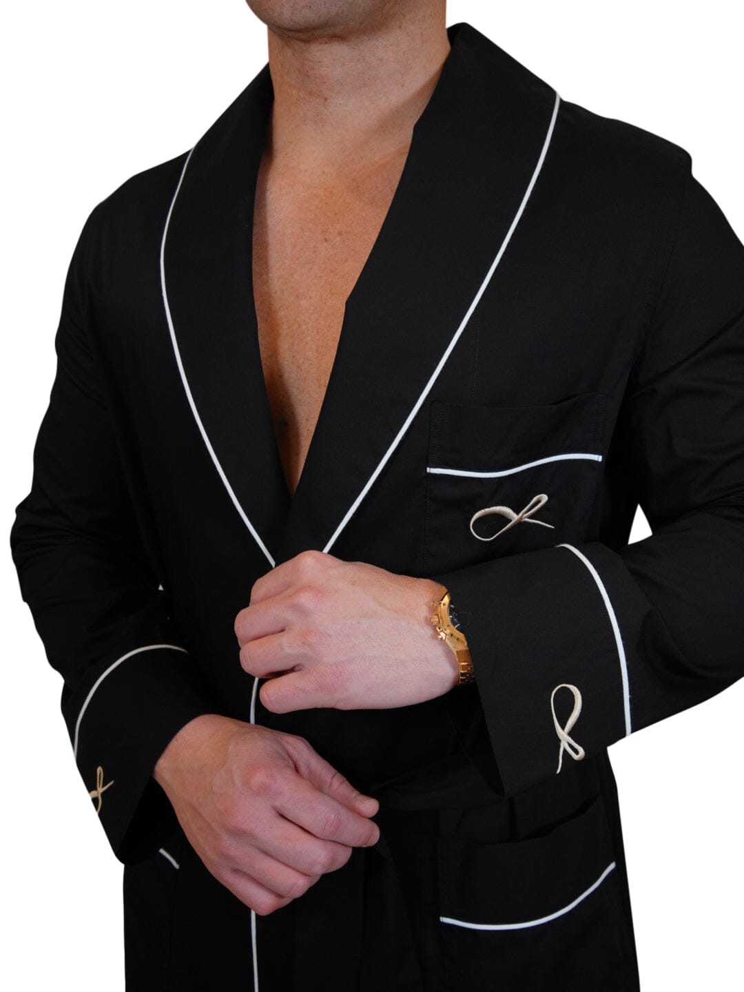 Rejuvenate Bathrobe In Black-5