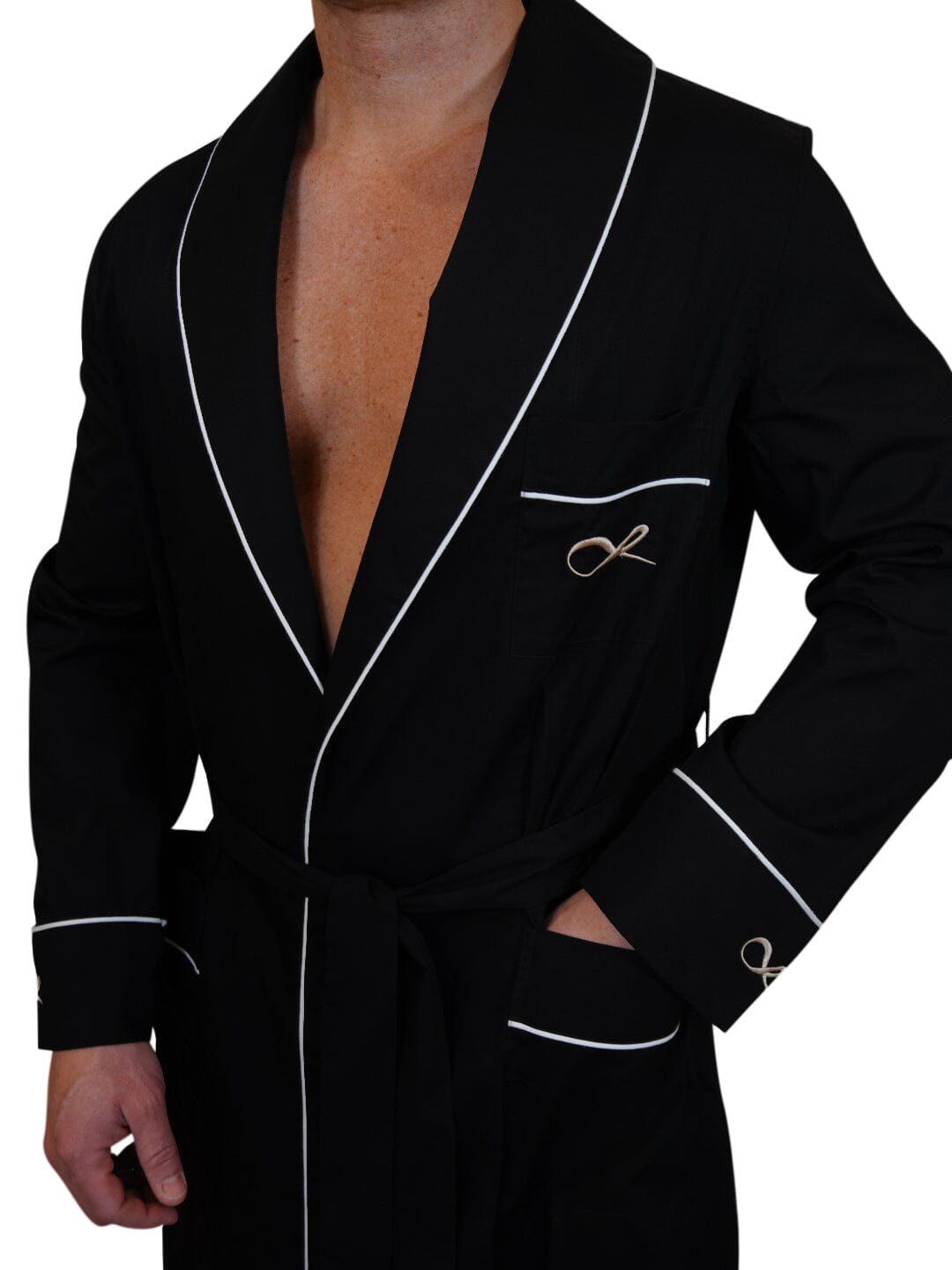 Rejuvenate Bathrobe In Black-3