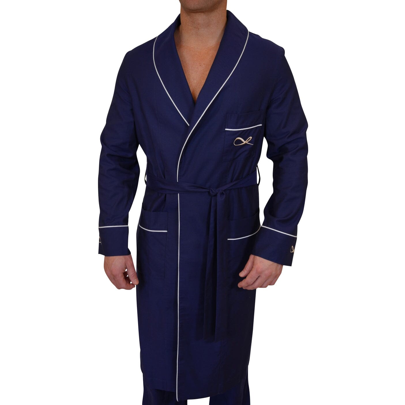 Rejuvenate Bathrobe In Navy-4