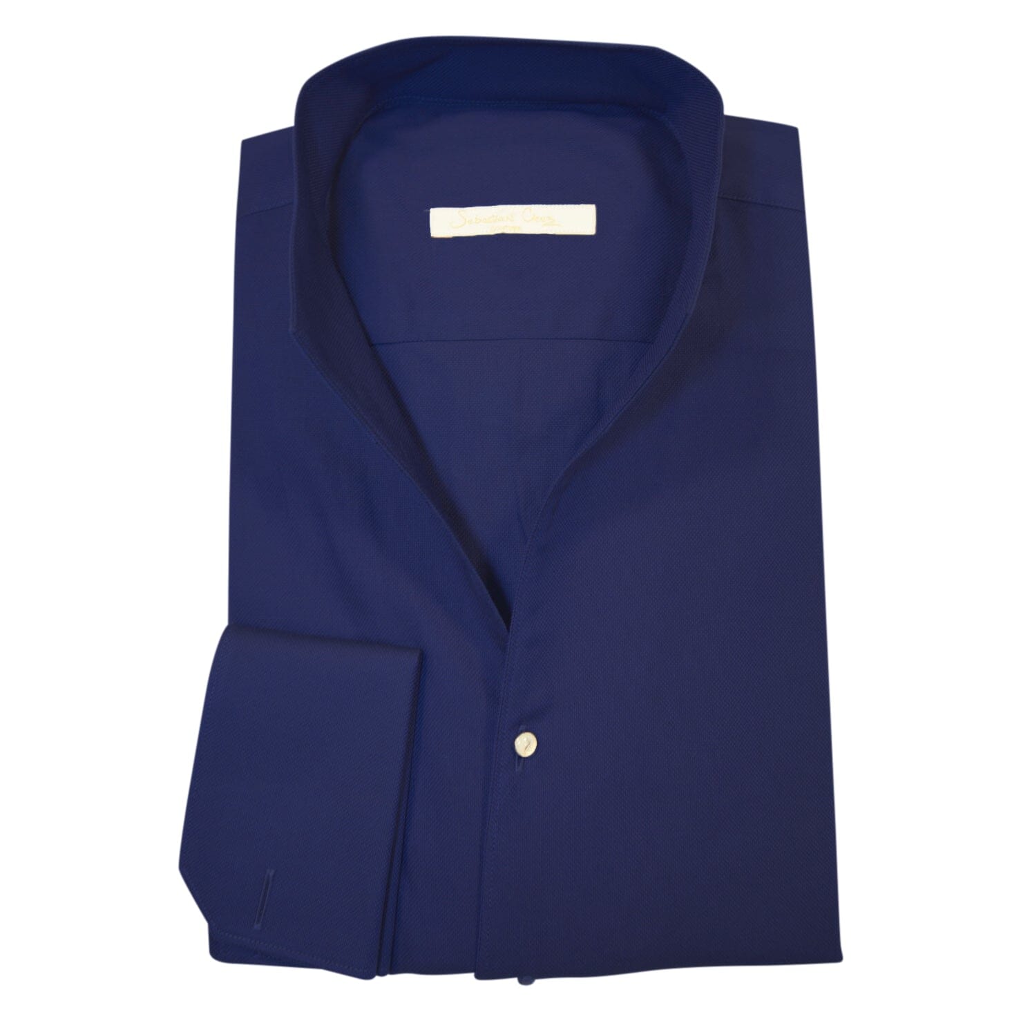 Blu Birdseye Solopezzo Dress Shirt @ The Vault
