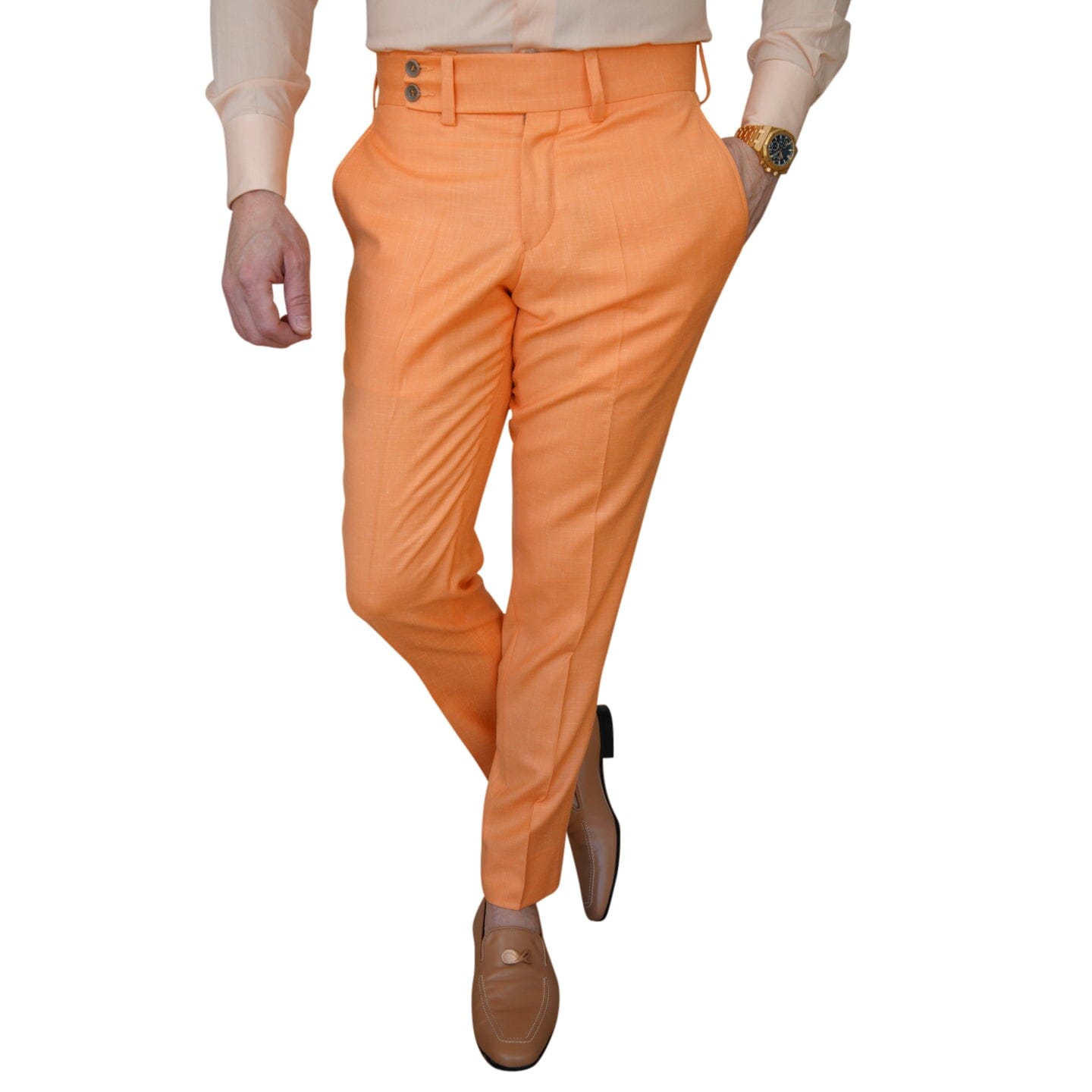 California Peach Hampton Trousers @ The Vault