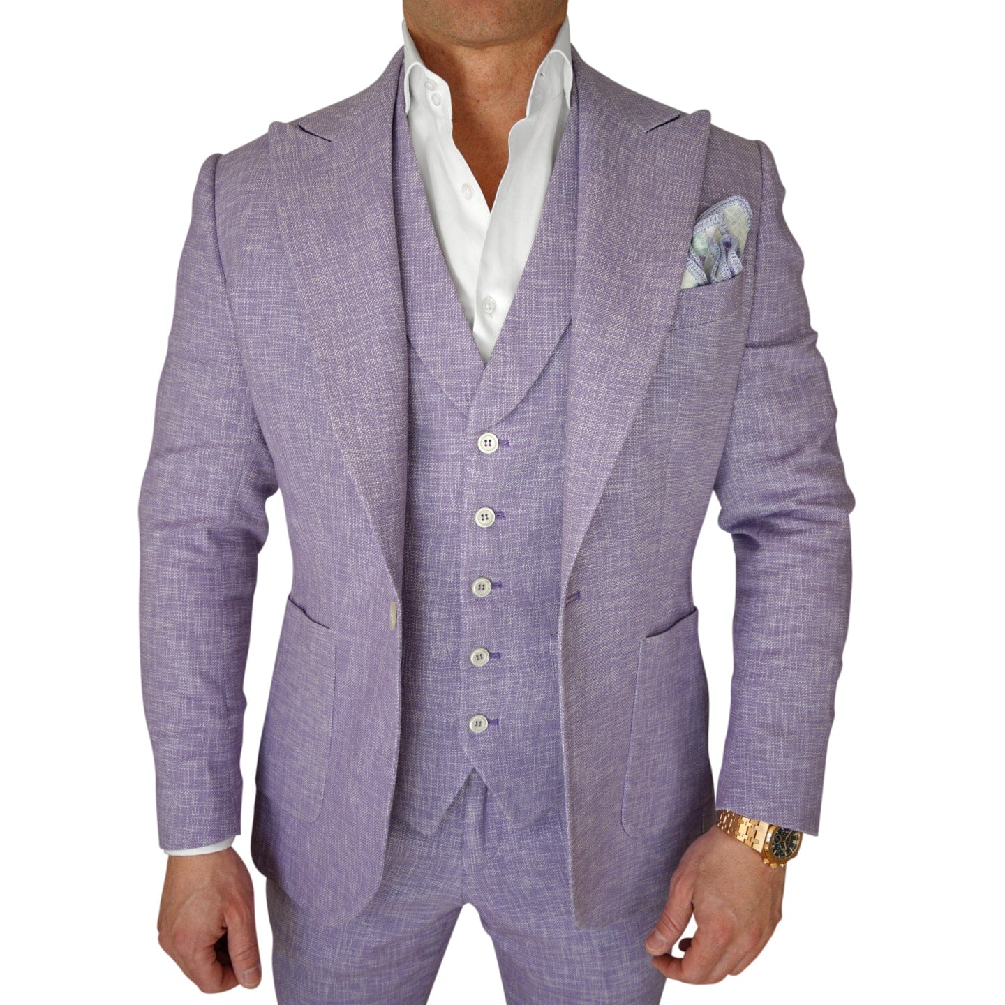 Amethyst Lino Tweed Jacket @ The Vault-3