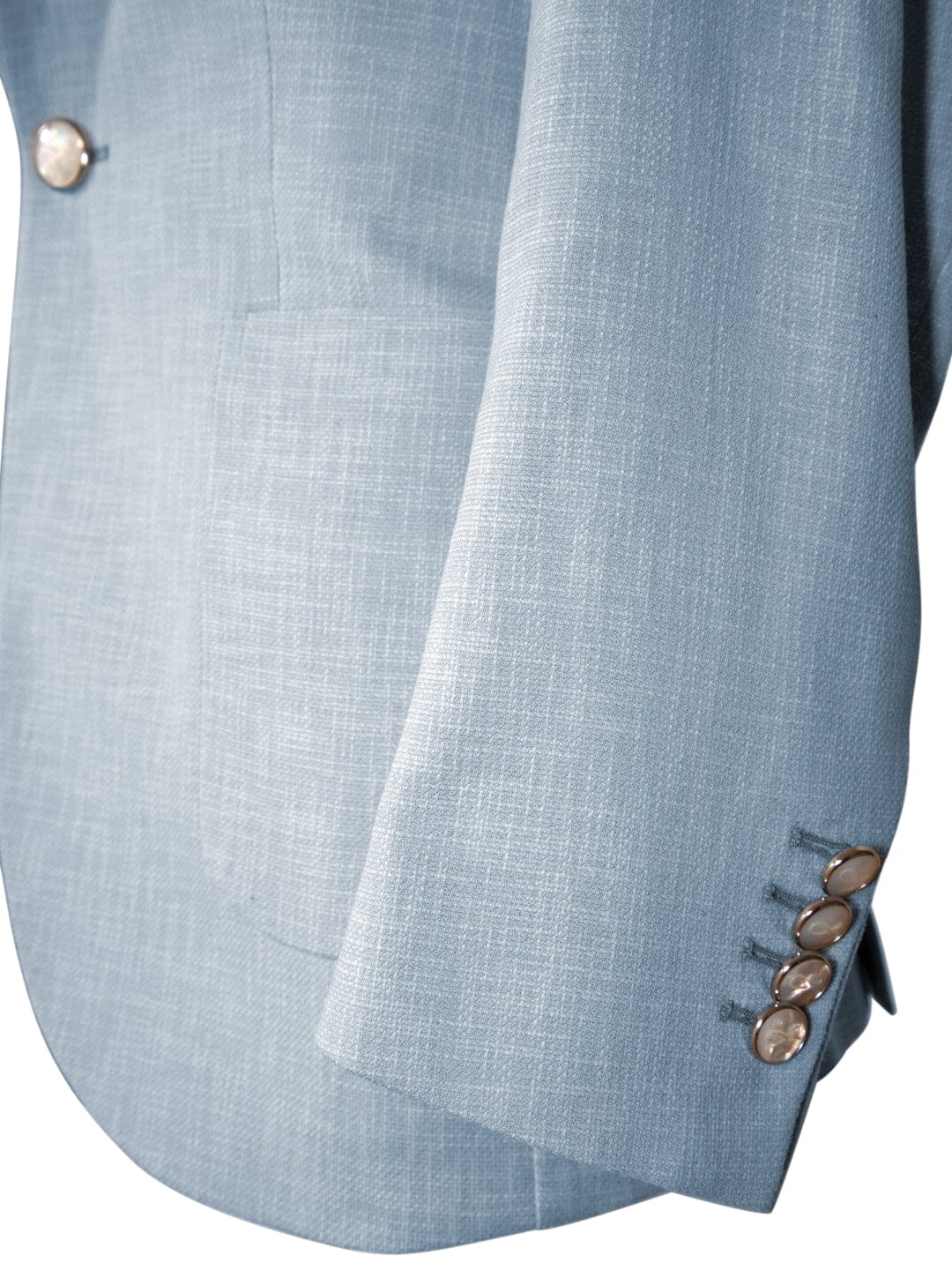 Baby Blu Lino Tweed Jacket-6