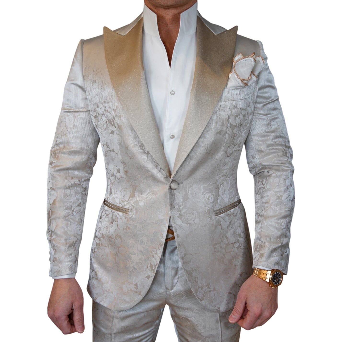 Champagne Sateen Ombre Jacket @ The Vault