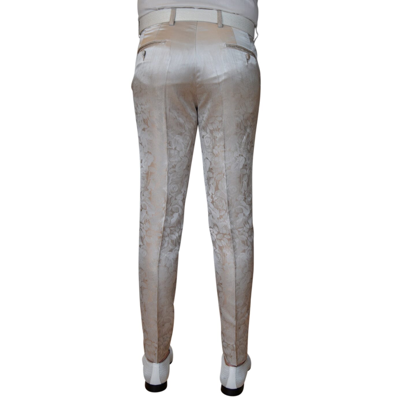Champagne Sateen Ombre Trousers @ The Vault-4