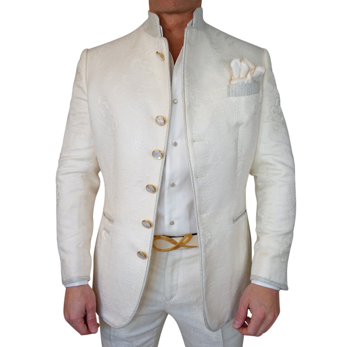 Latte Damask Mandani Jacket-3