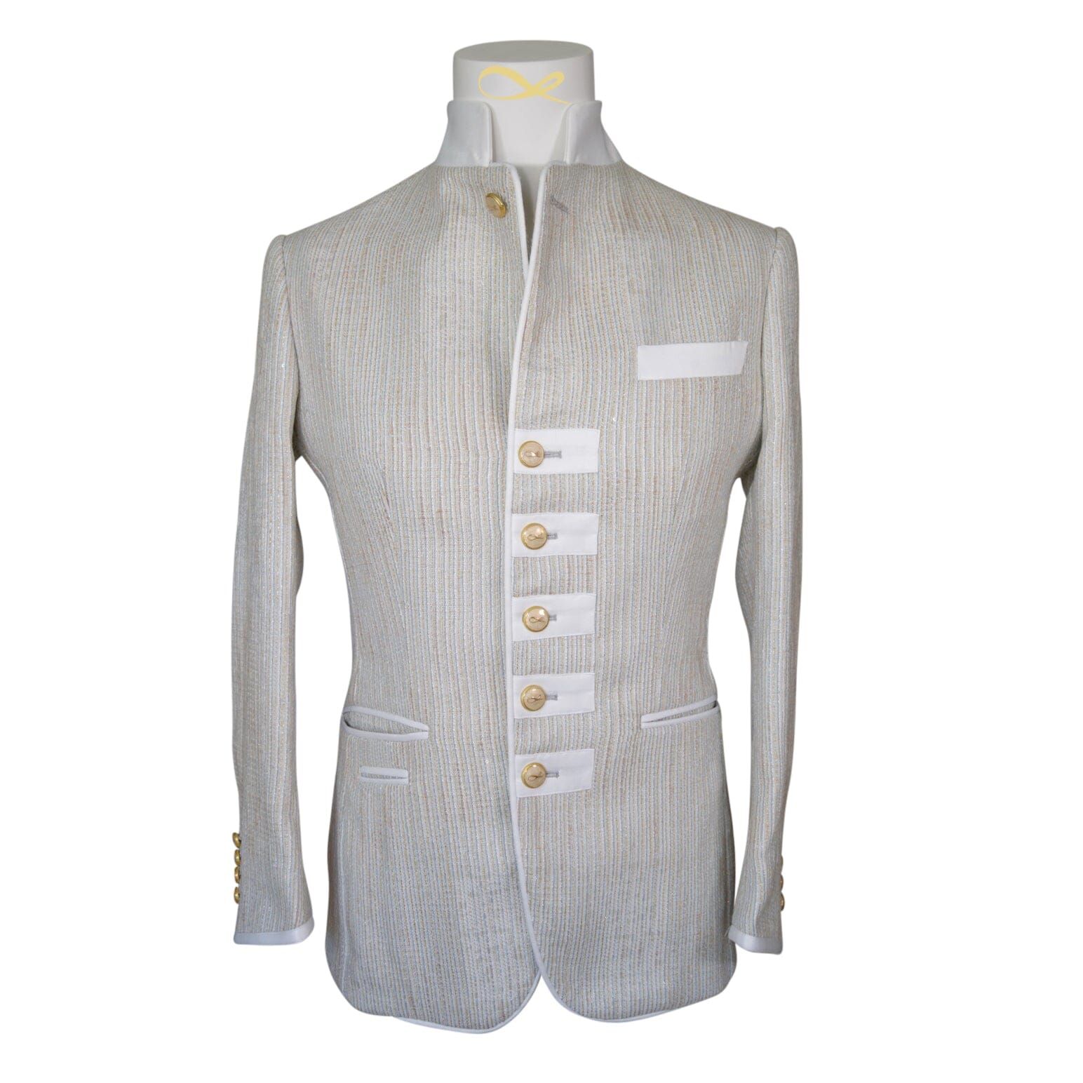 Oro Tweed Paillette Mandani Jacket-5