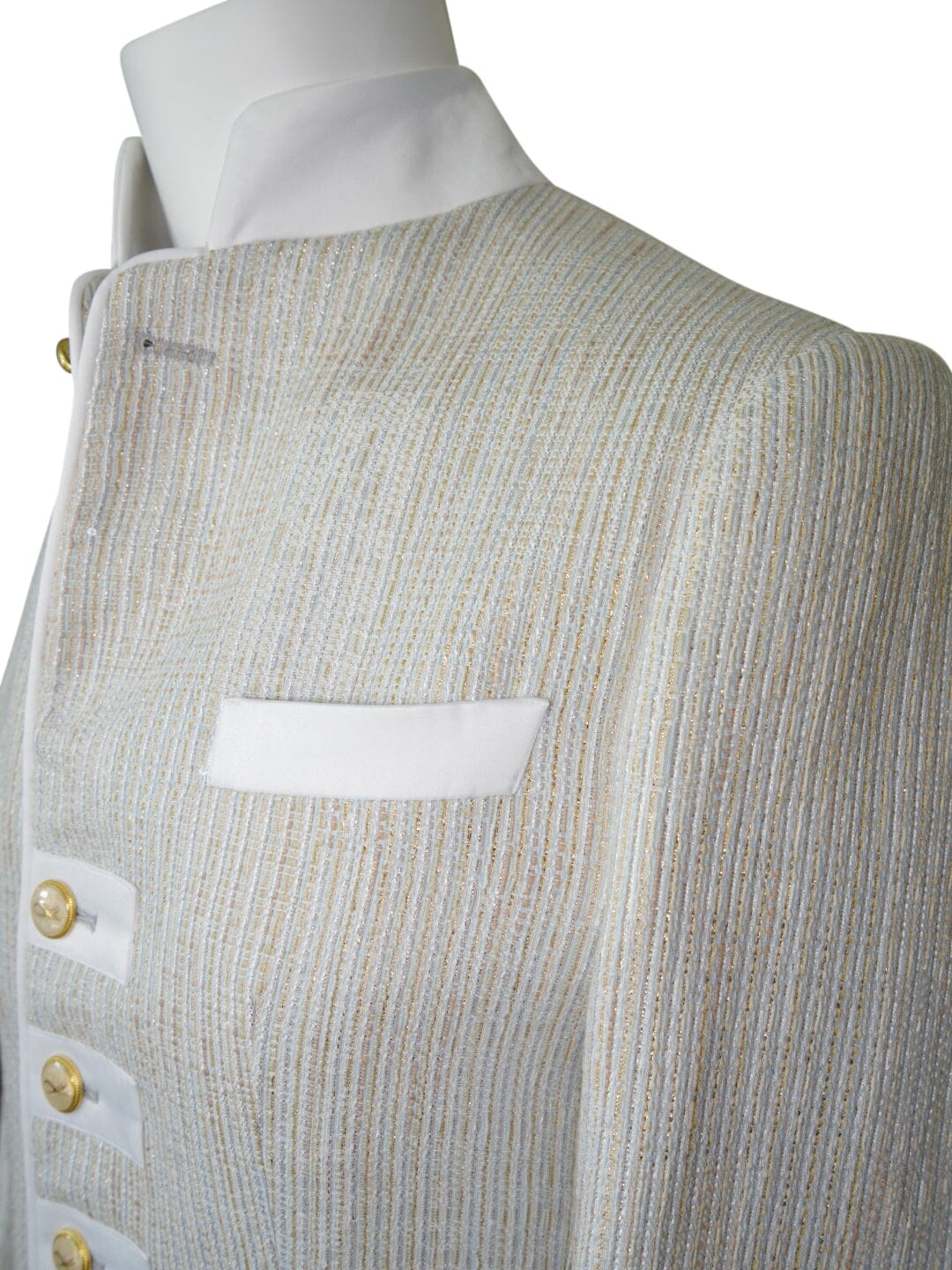 Oro Tweed Paillette Mandani Jacket-6