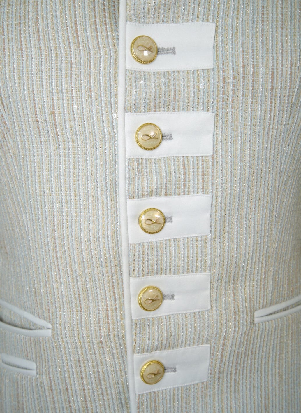 Oro Tweed Paillette Mandani Jacket-7