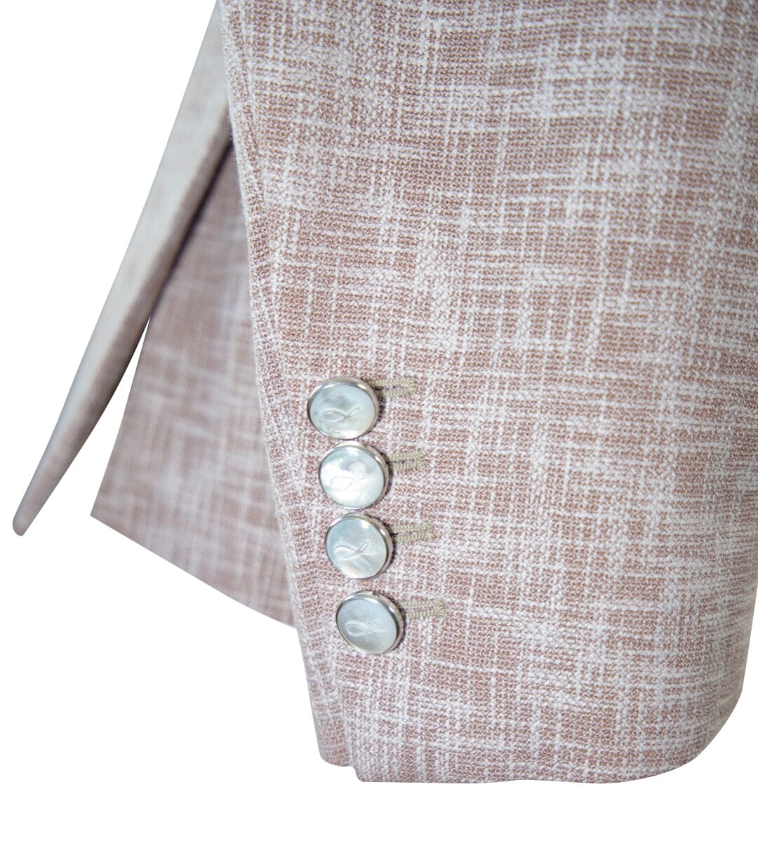 Nude Blush Lino Tweed Jacket-7