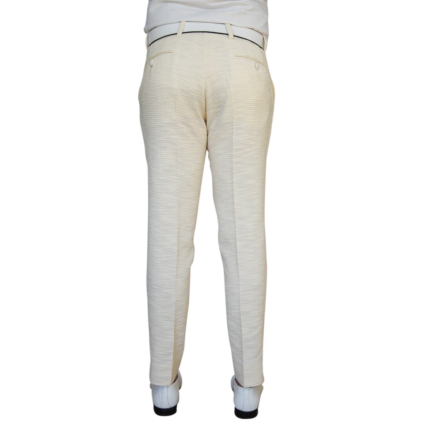 Elettro Waffle Tweed Trousers-4