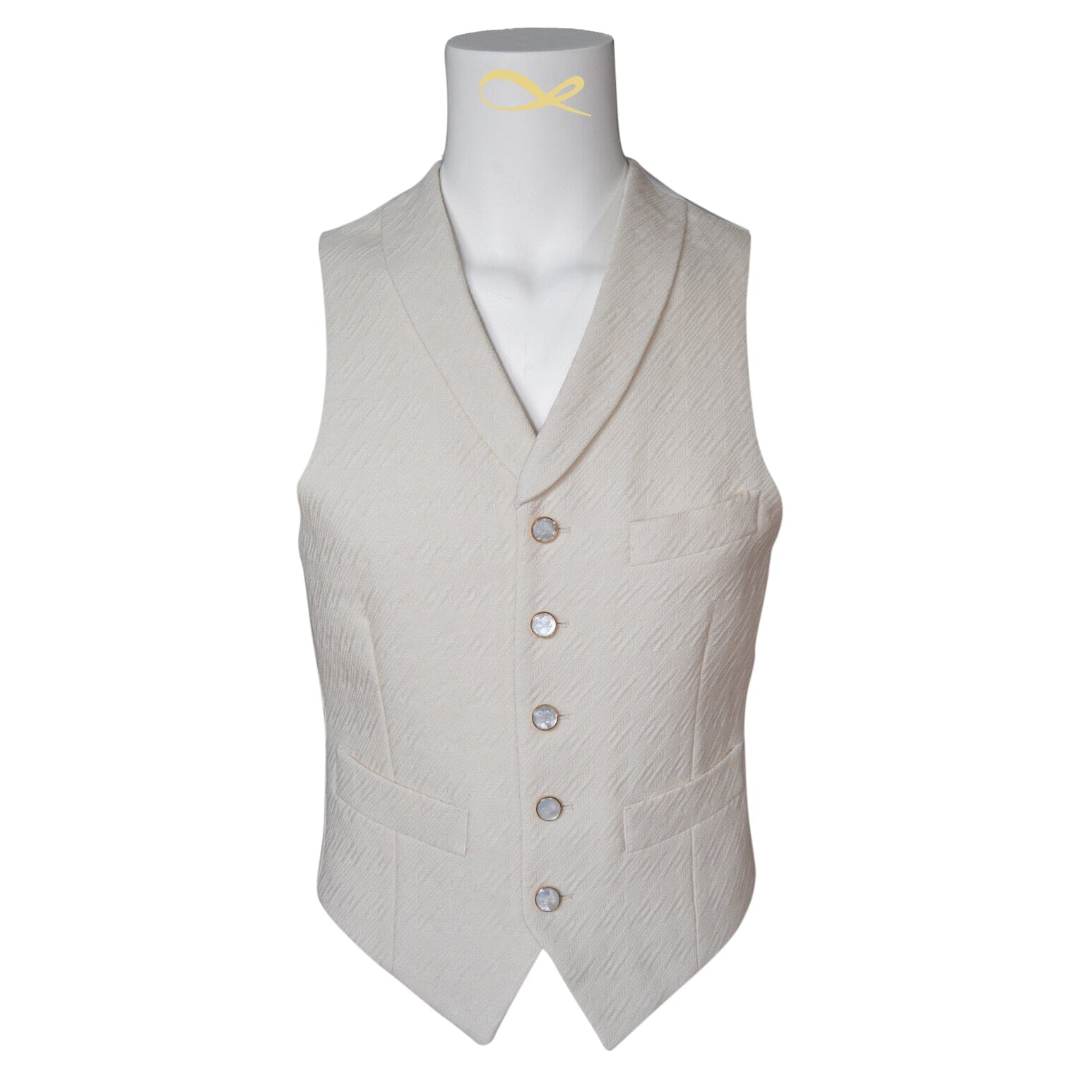 Vanilla Crema Houndstooth Ciottoli Waistcoat @ The Vault-3