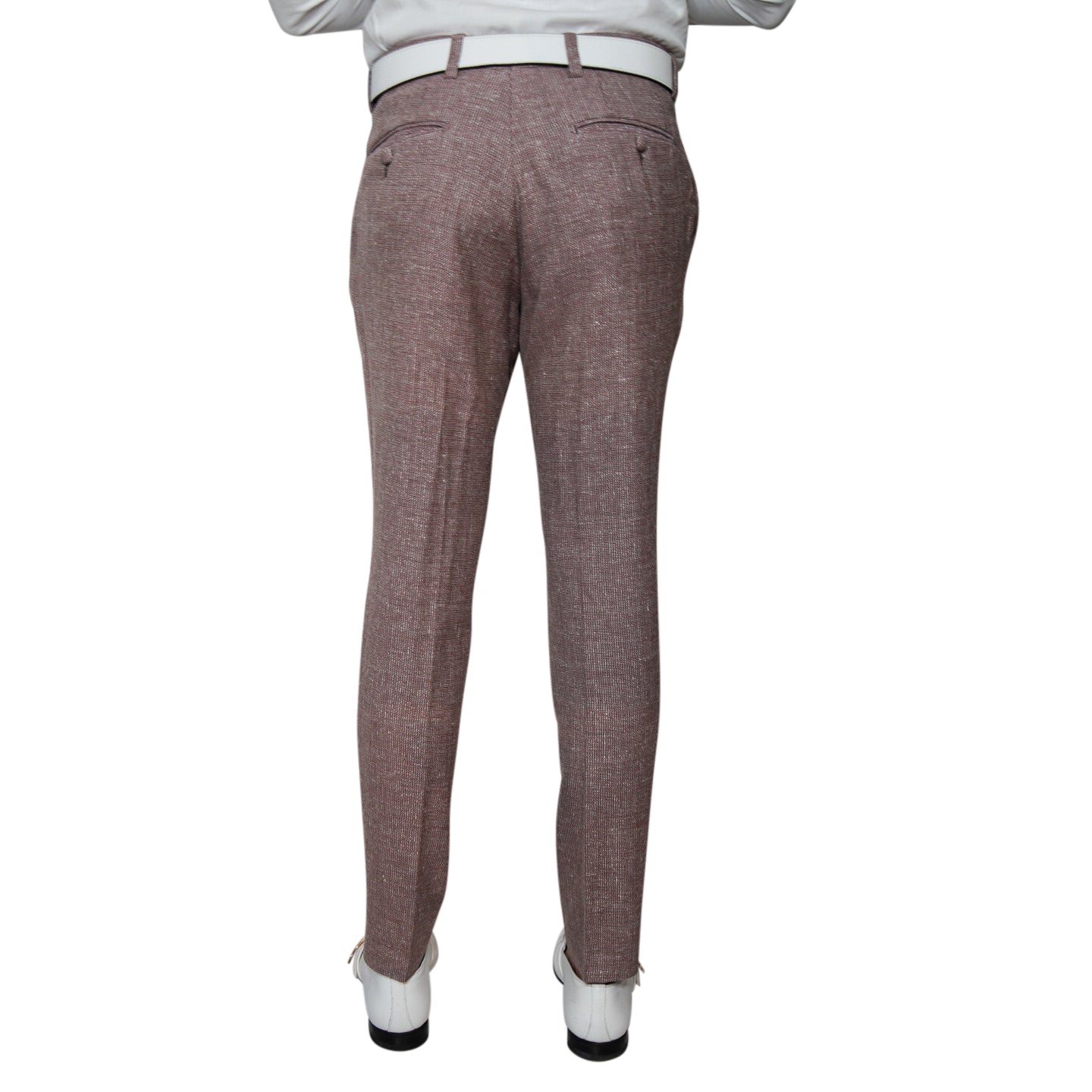 Moca Rosa Ecru Trousers-4