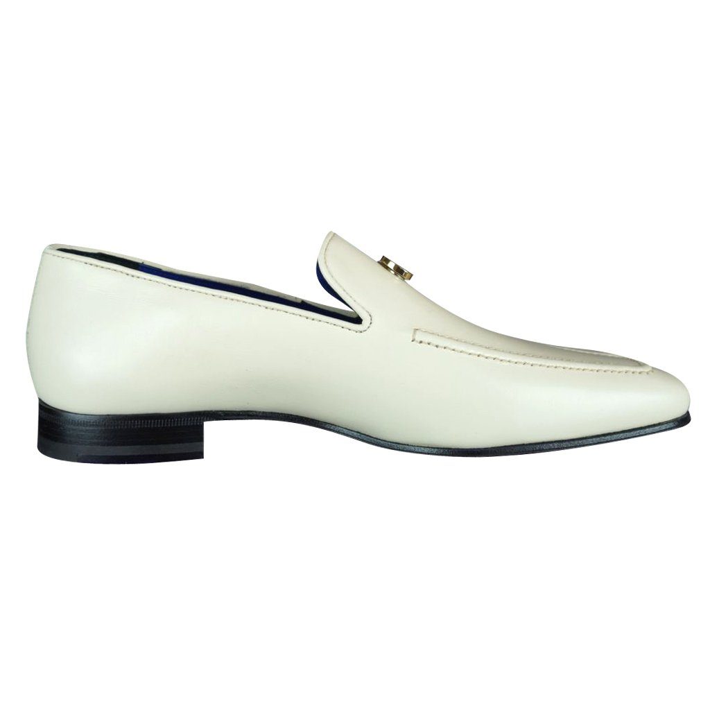 Classica Mascarpone With Yellow Gold Gold Hardware Leather Loafers-7