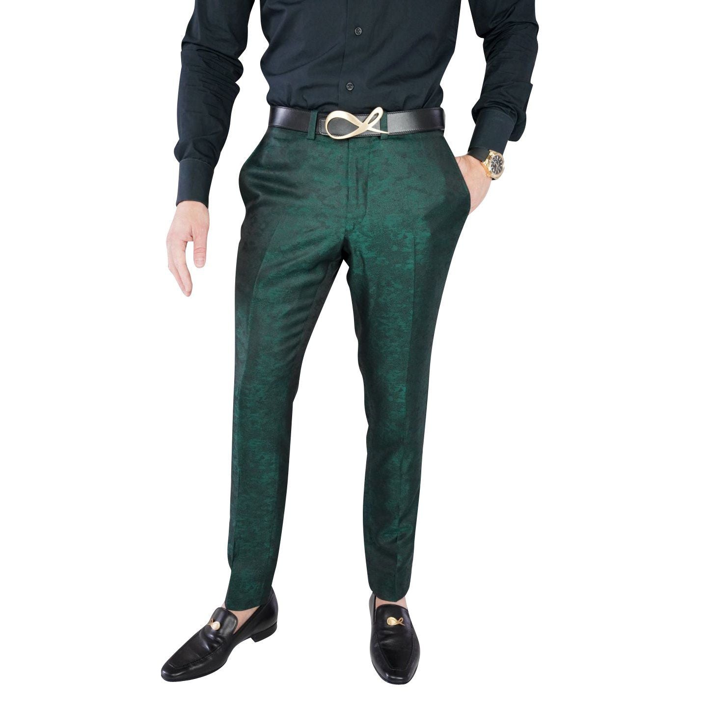 Emerald Brillo Trousers @ The Vault-3