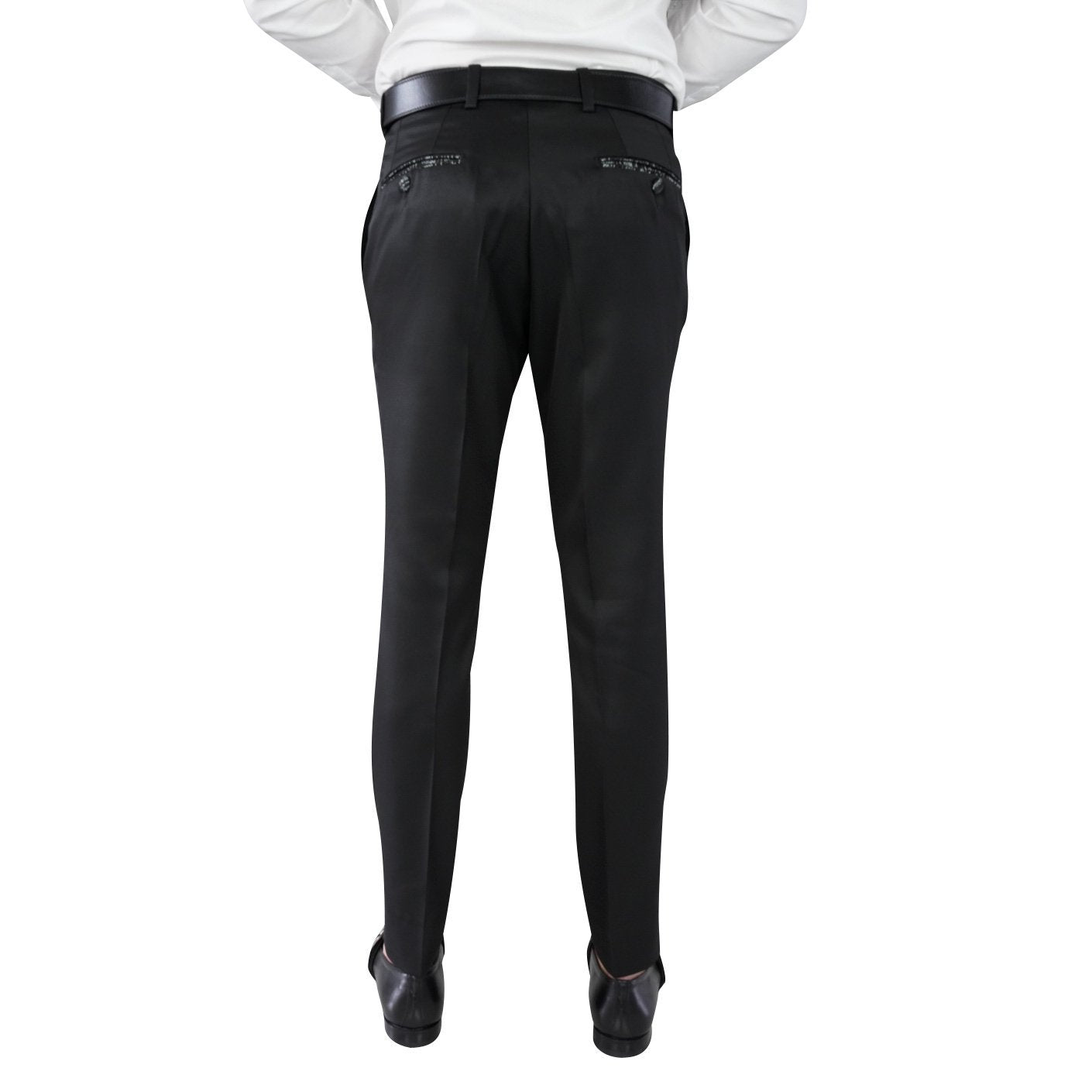 Black Evento Silver Astrato Trousers-5