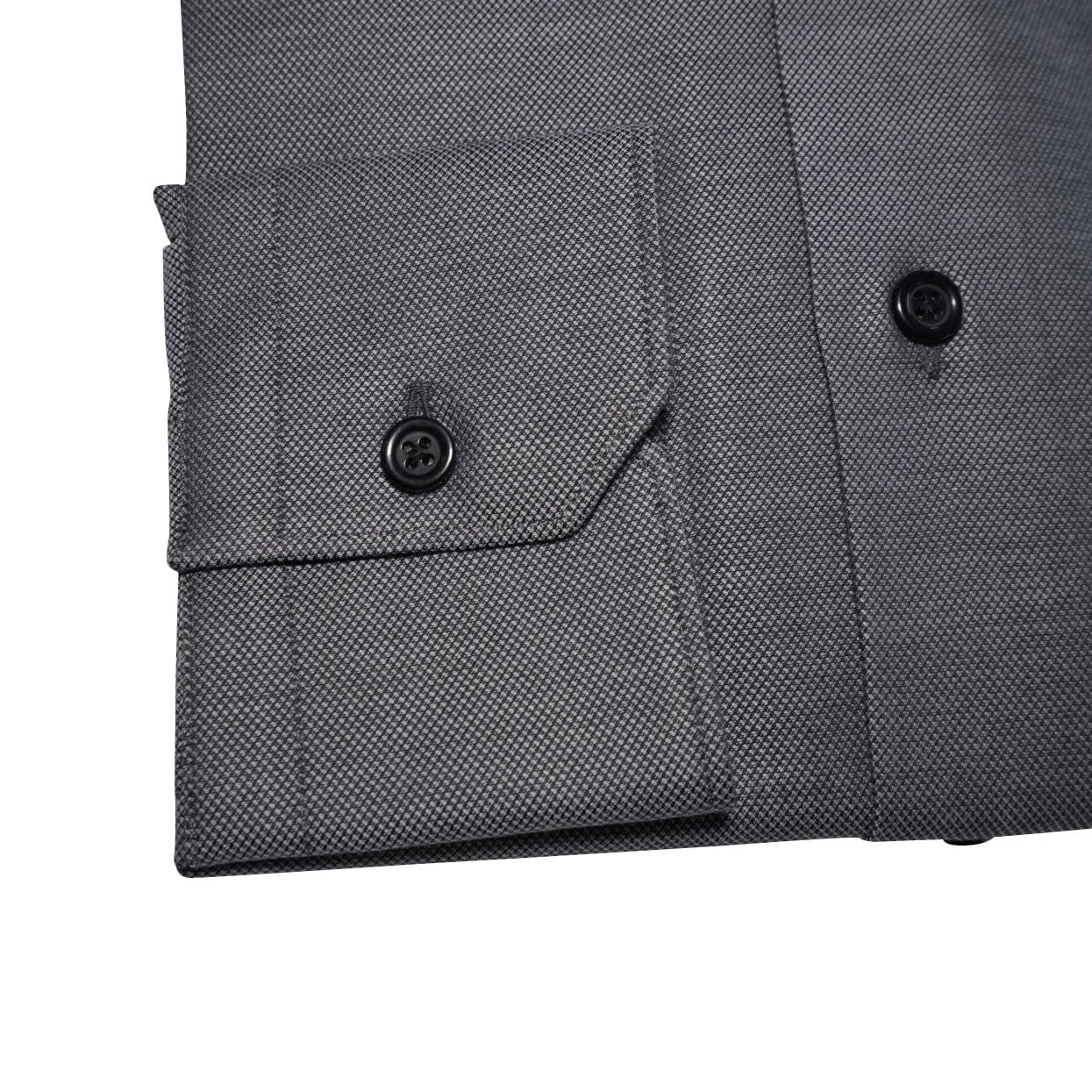 Black Birdseye Dress Shirt-4