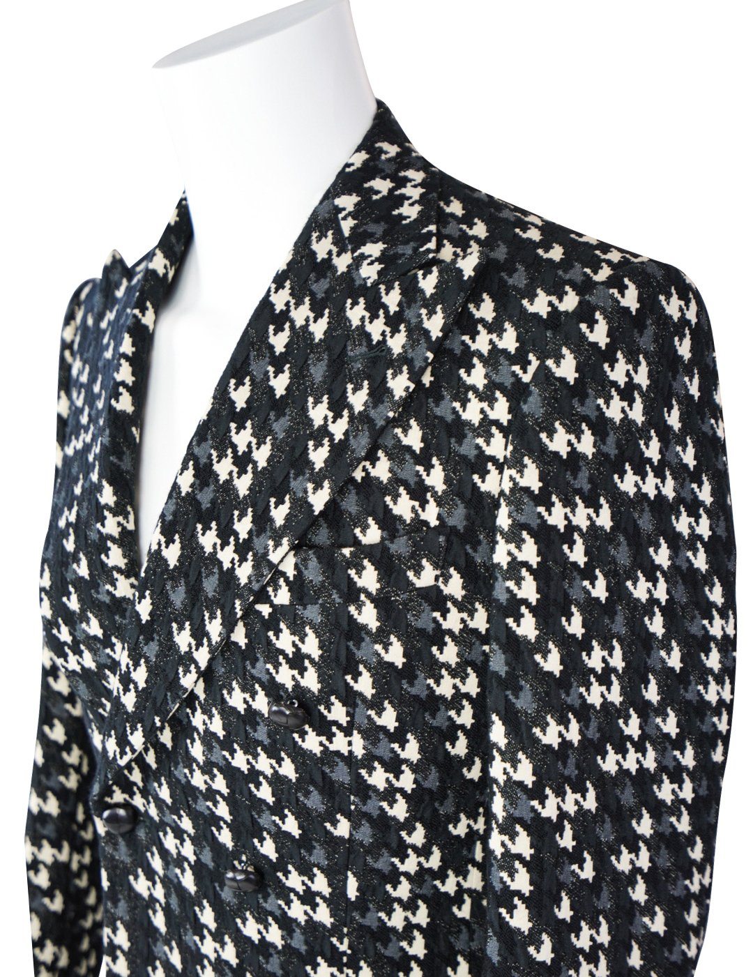 Houndstooth Lusso Double Breasted Jacket-5
