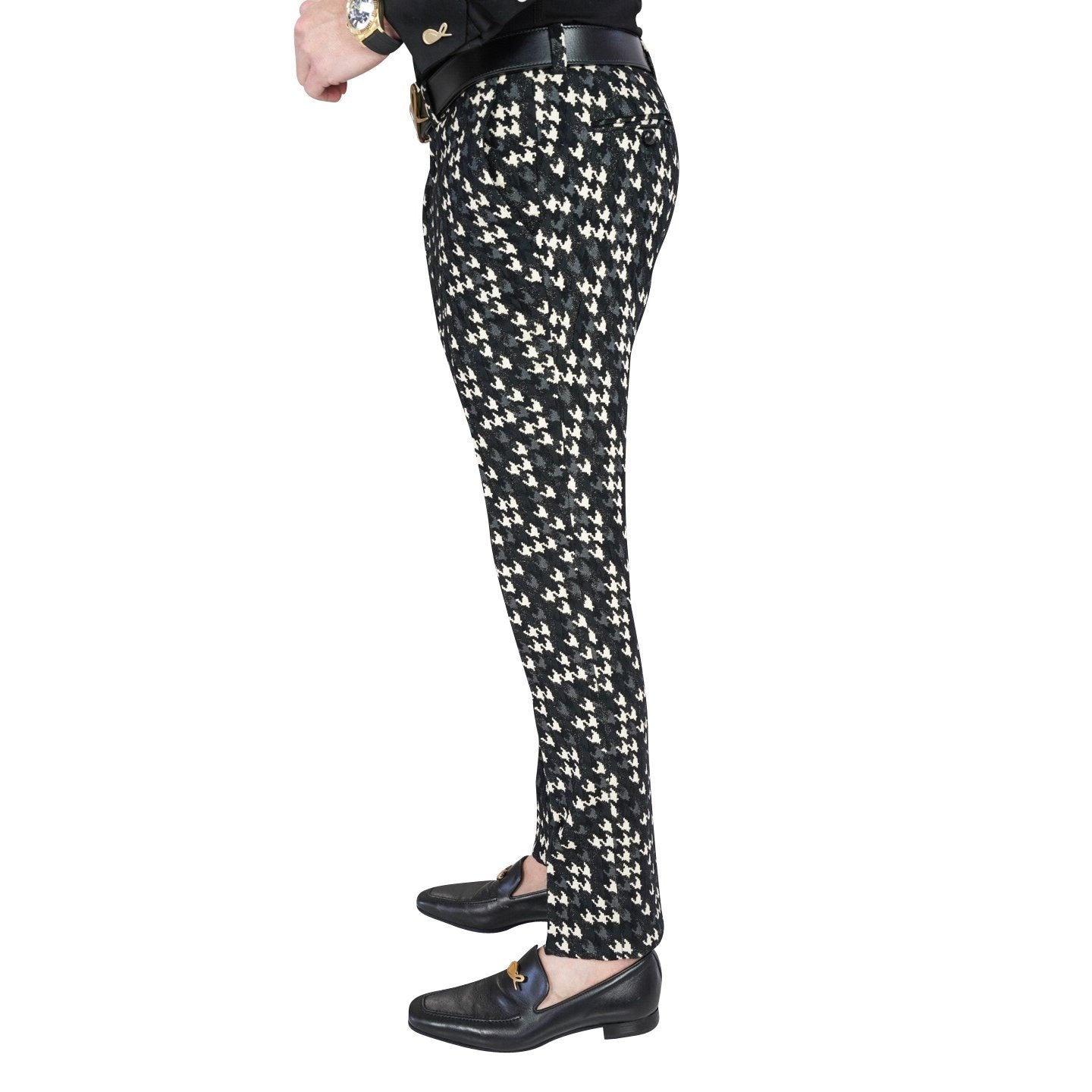 Houndstooth Lusso Trousers @ The Vault-4