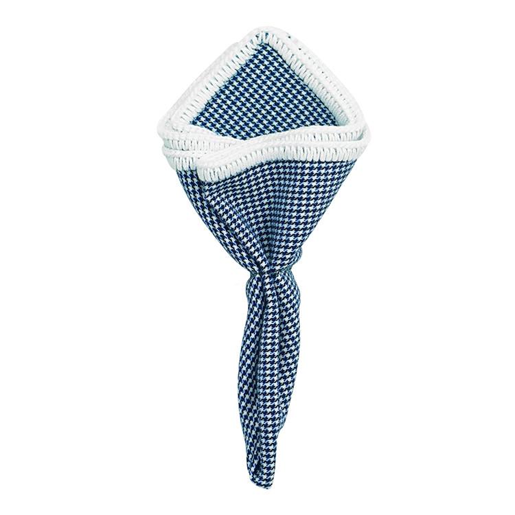 Houndstooth Mezzanotte Signature Border