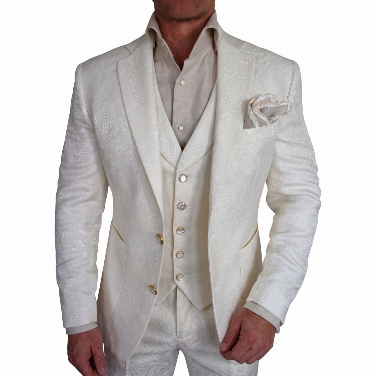 Latte Damask Jacket