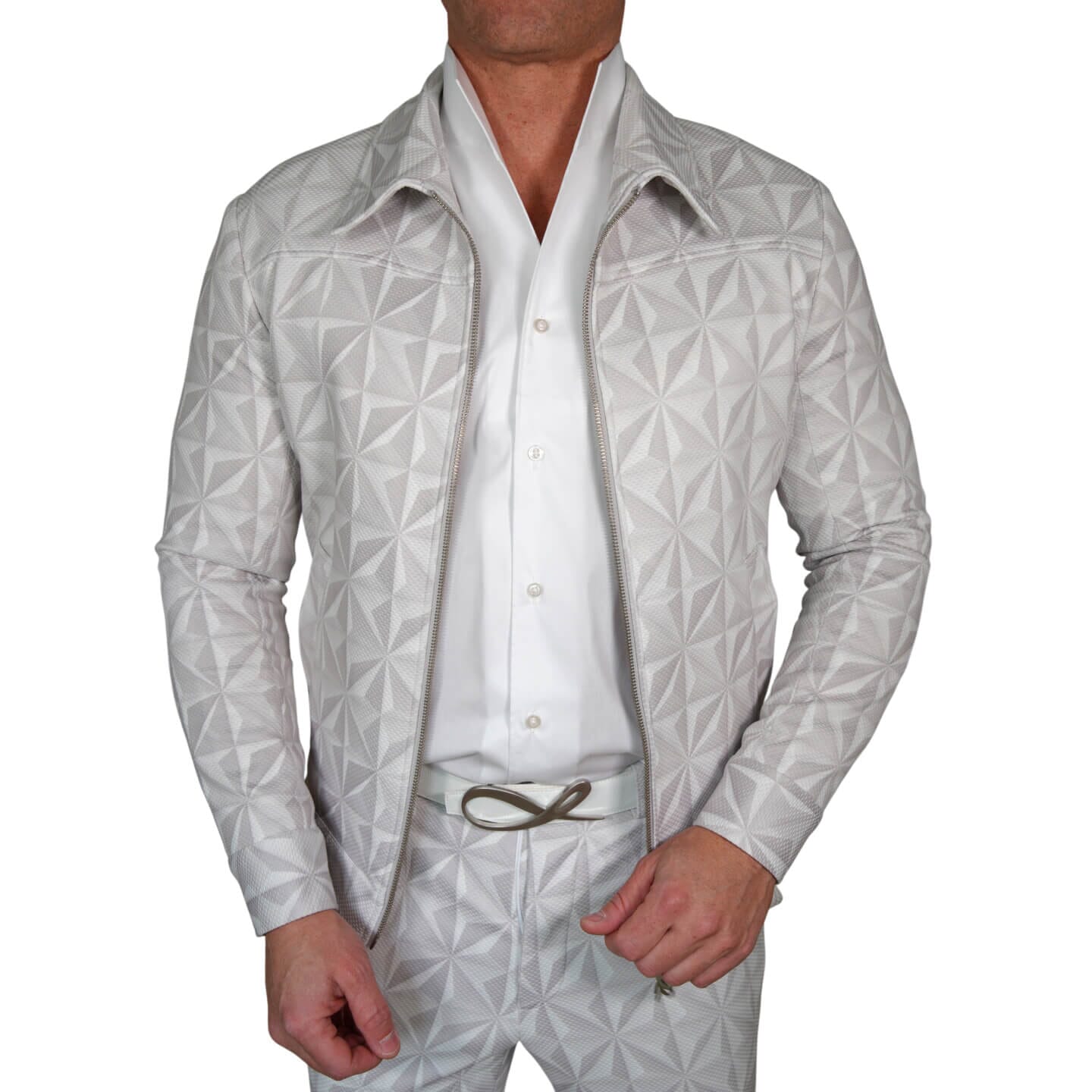 Glacier Origami Luxury Performance Two Way Bomber Jacket-3
