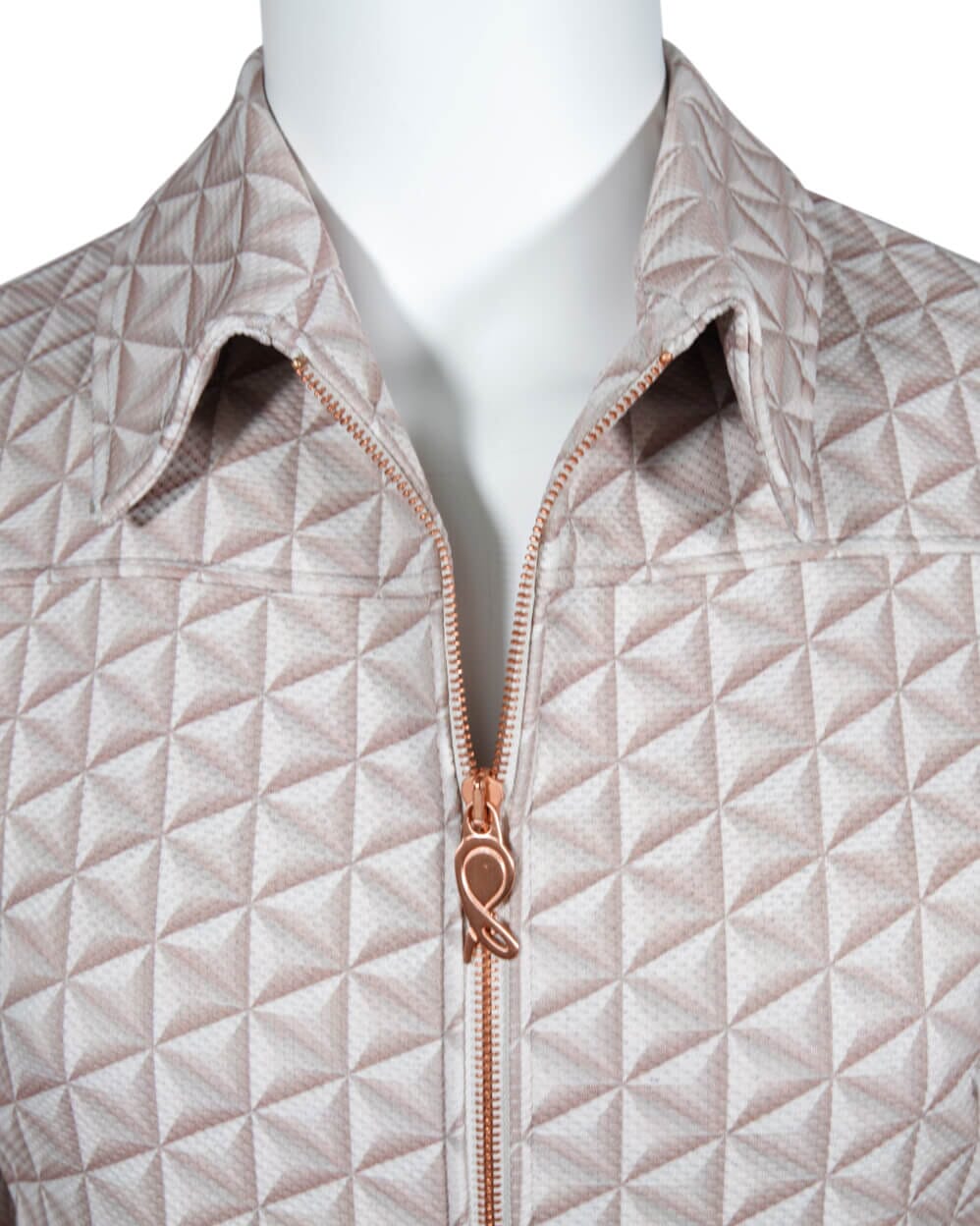 Toffee Prisma Luxury Two Way Performance Bomber Jacket-4