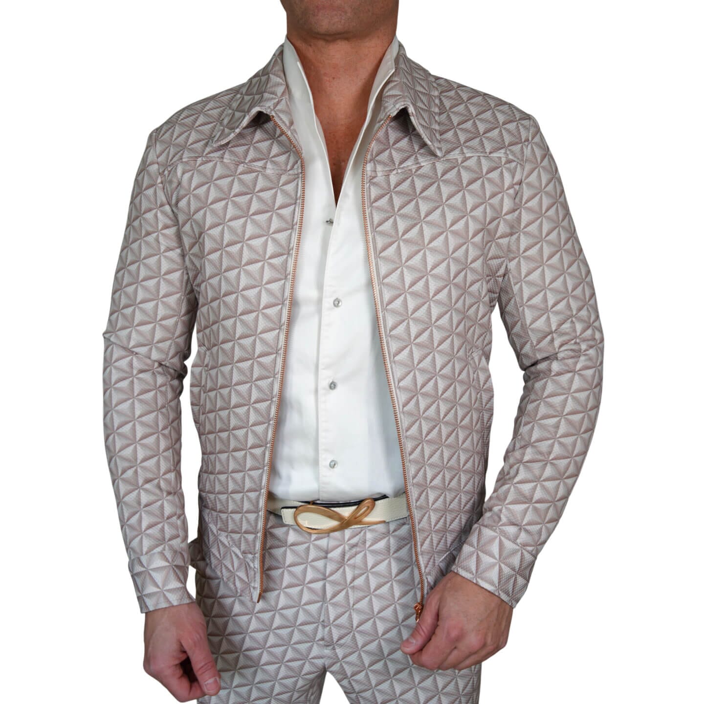 Toffee Prisma Luxury Two Way Performance Bomber Jacket-3