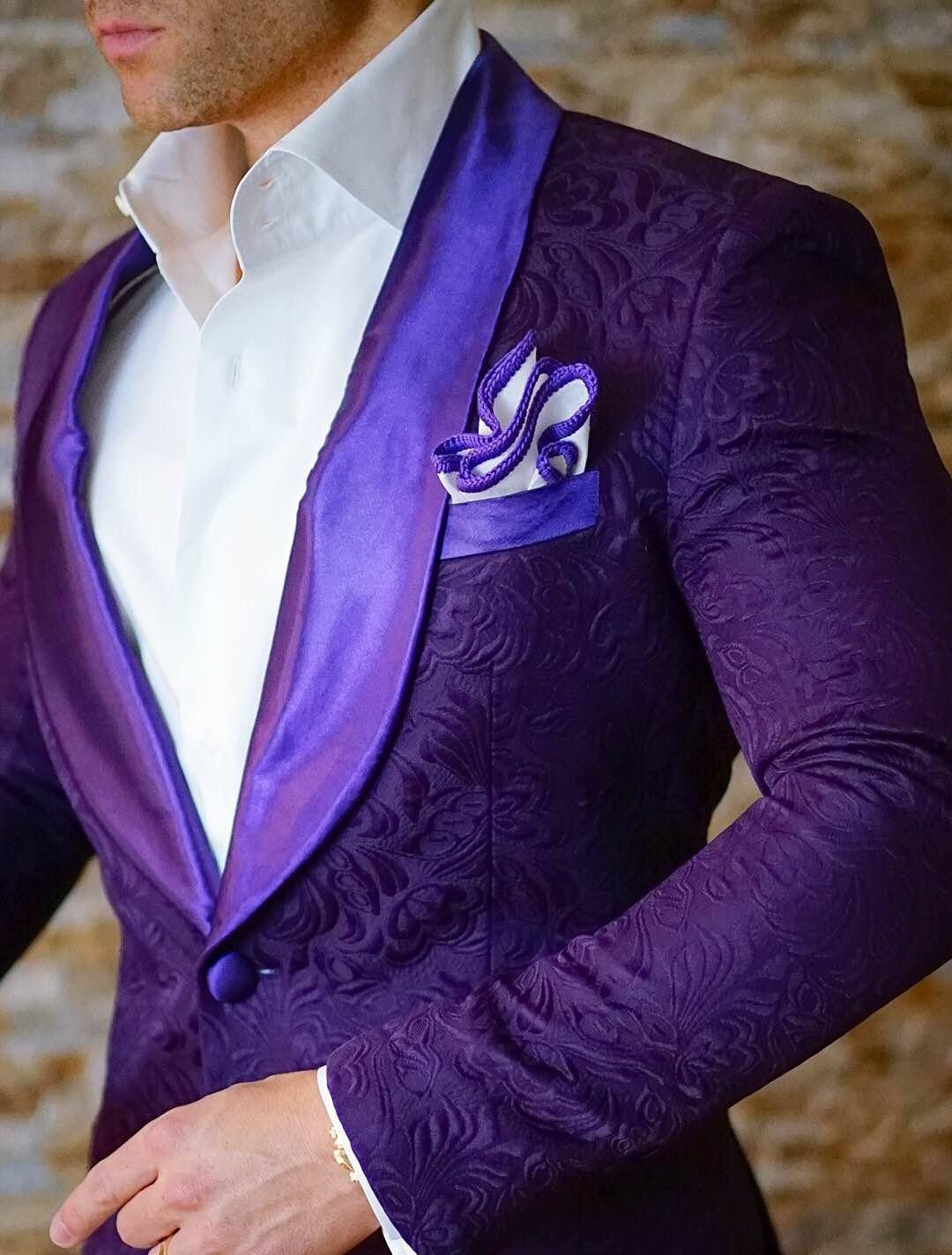 S by Sebastian Midnight Plum Paisley Dinner Jacket-8