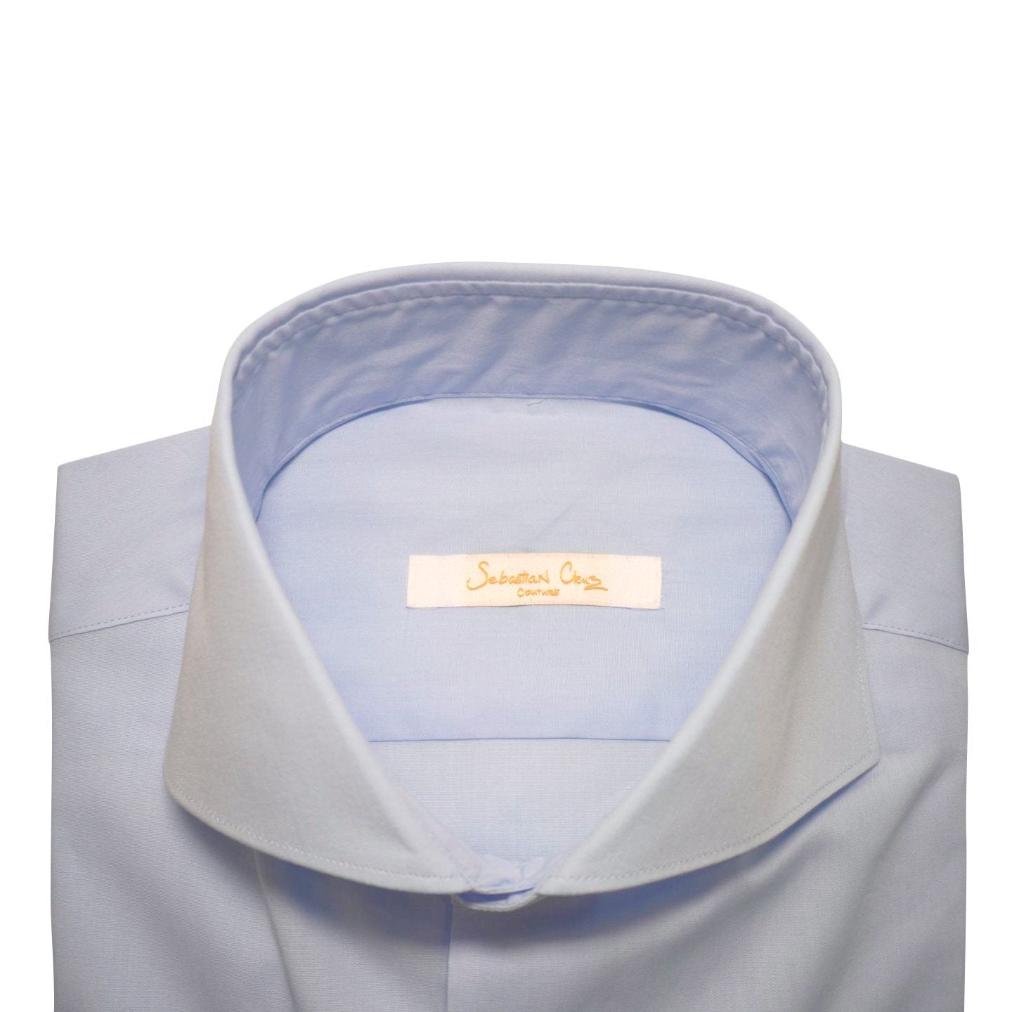 Sky Blue Twill Dress Shirt-3
