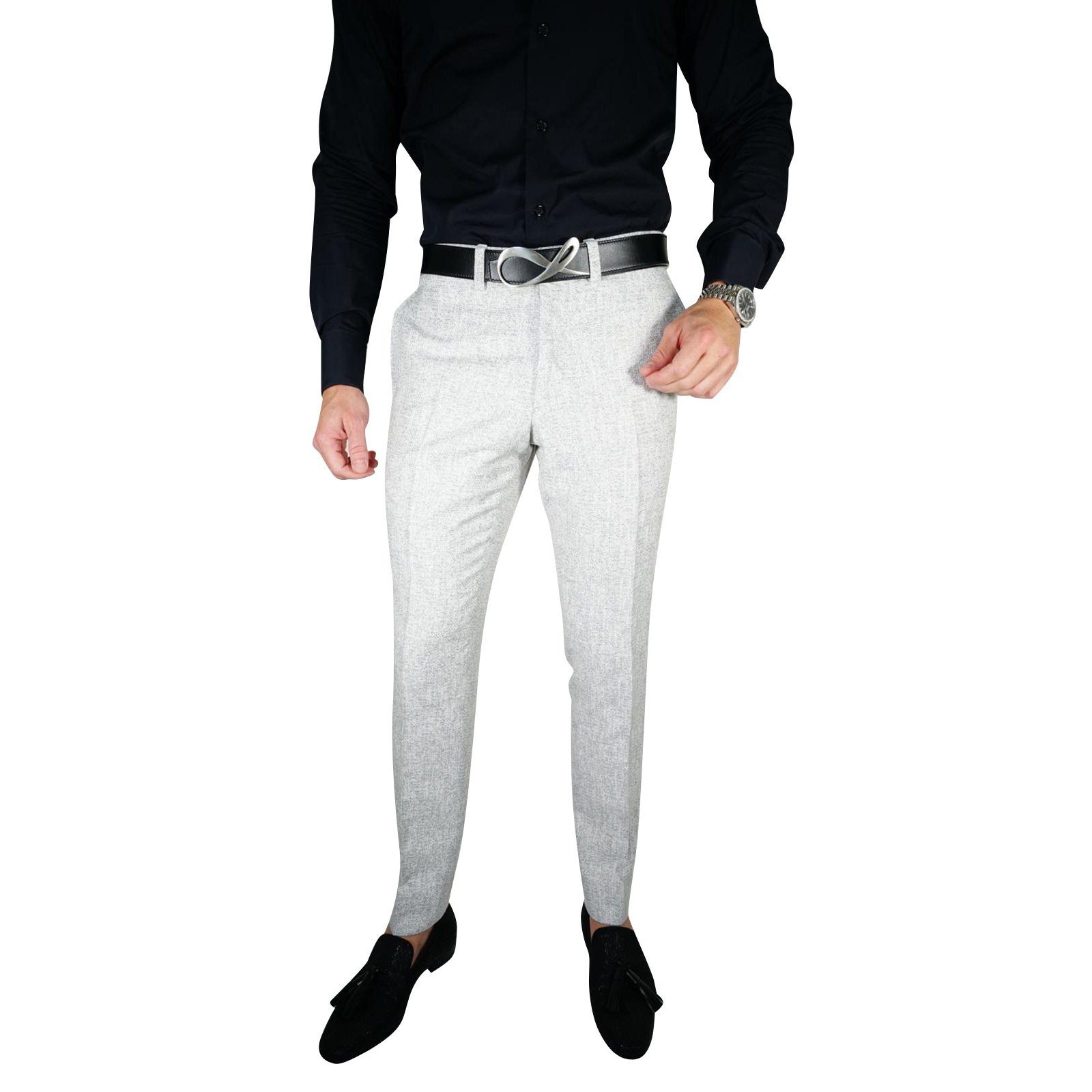 Cloud Gray Paglia Trousers @ The Vault-3
