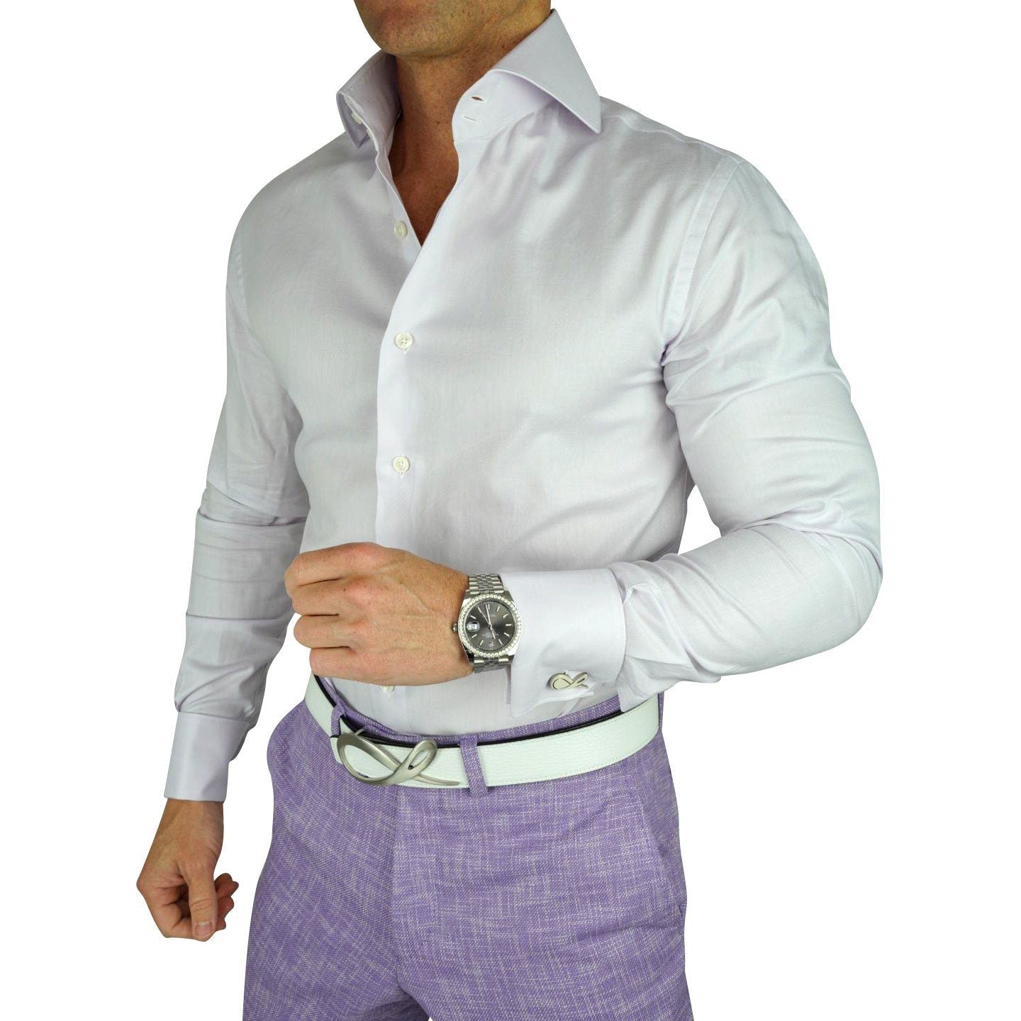 Lavender Oxford Dress Shirt @ The Vault-1