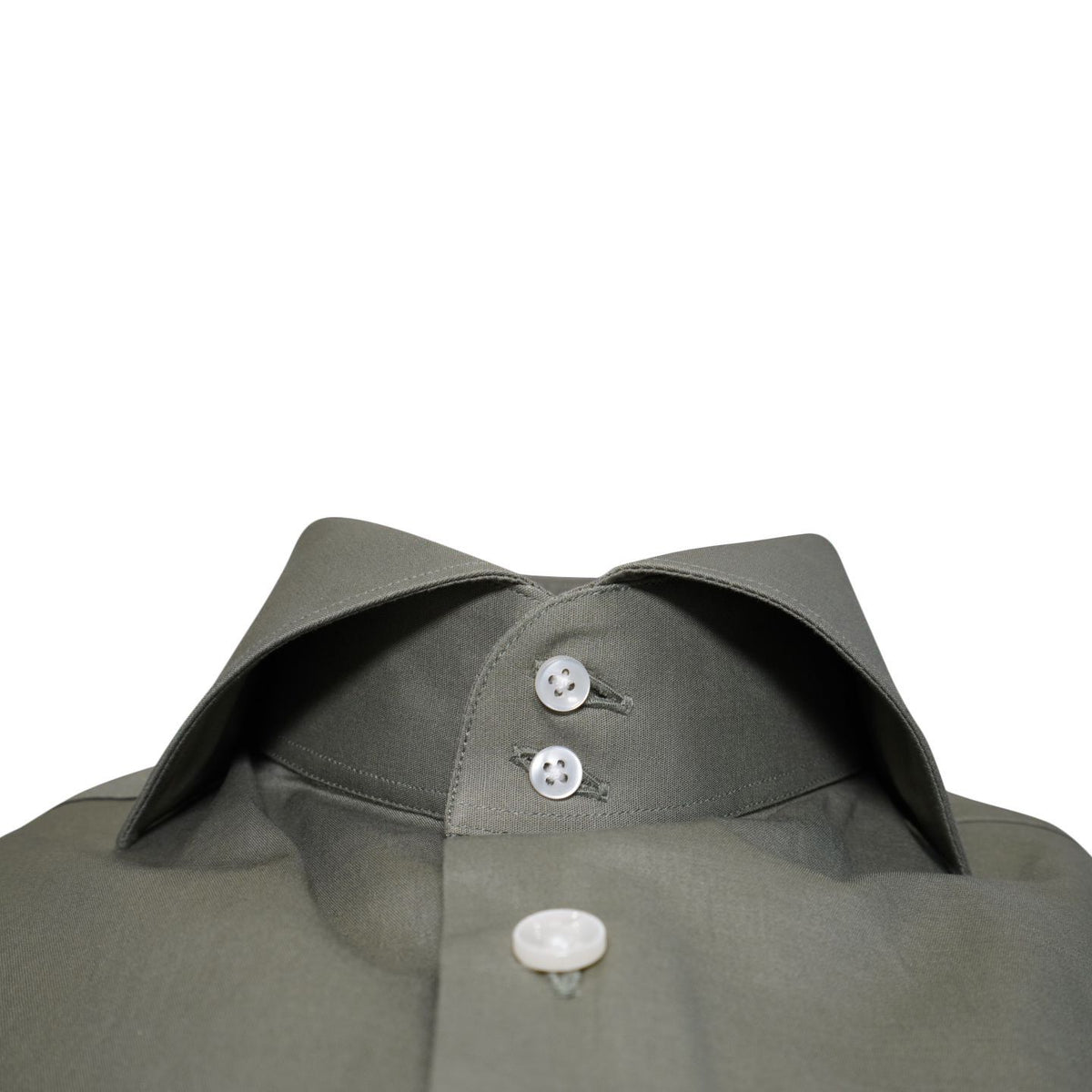 Olive Green Dress Shirt-3