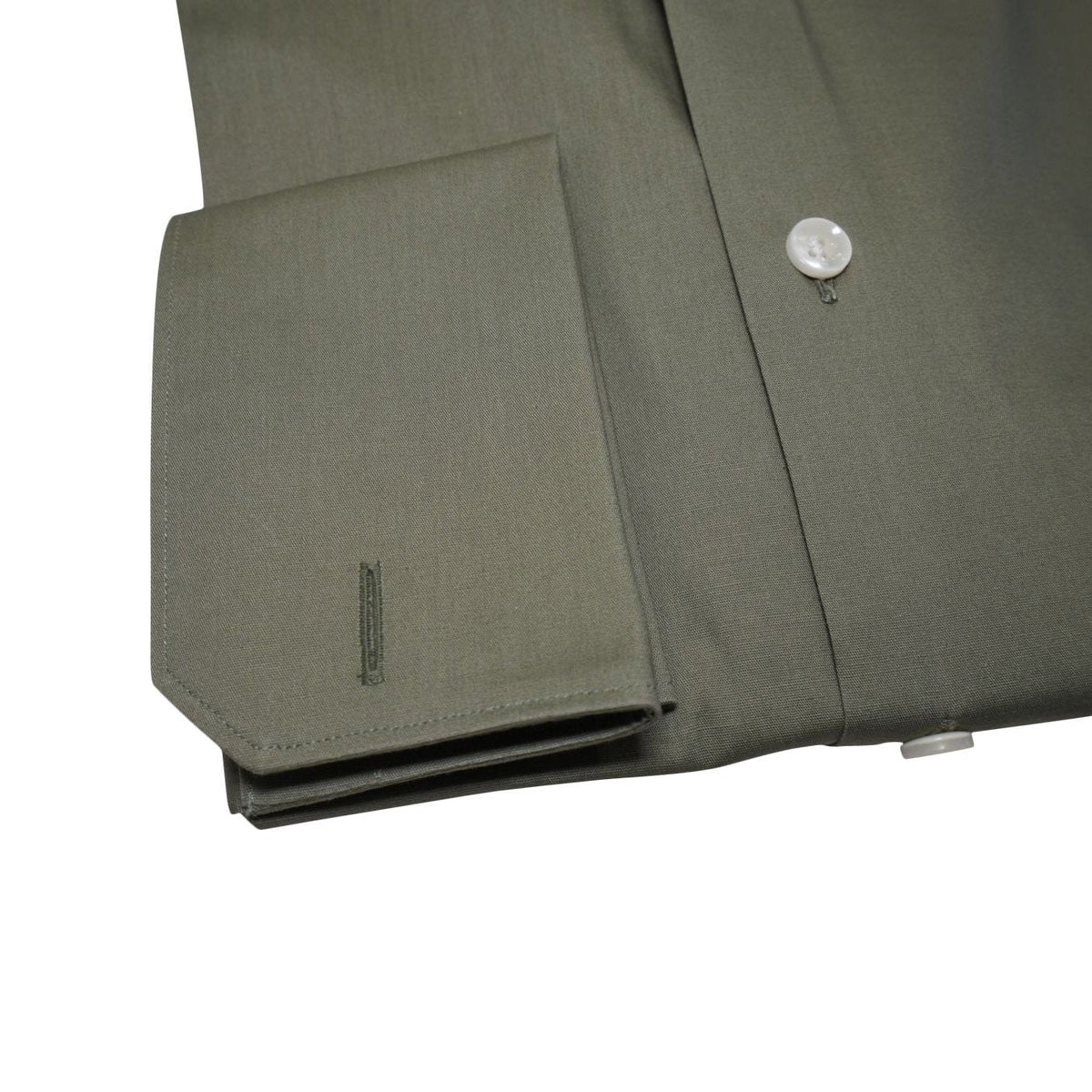 Olive Green Dress Shirt-5