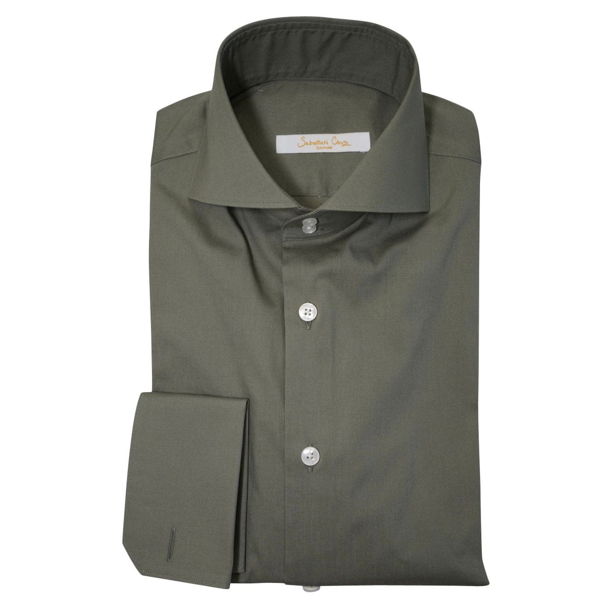 Olive Green Dress Shirt