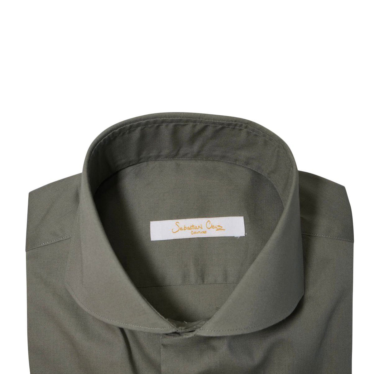 Olive Green Dress Shirt-4
