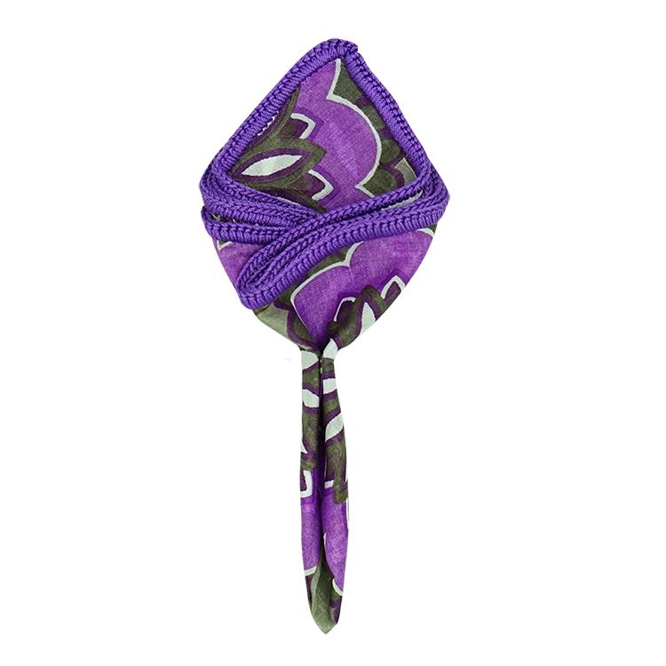 Orchid Geranio with Purple Signature Border-1
