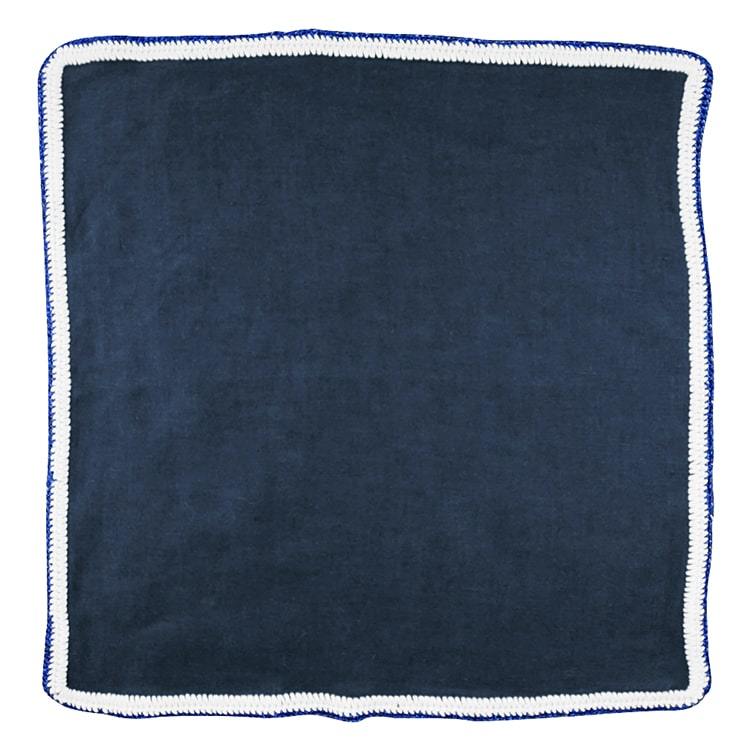 Navy Scuro with White and Blue Flake Signature Border-2