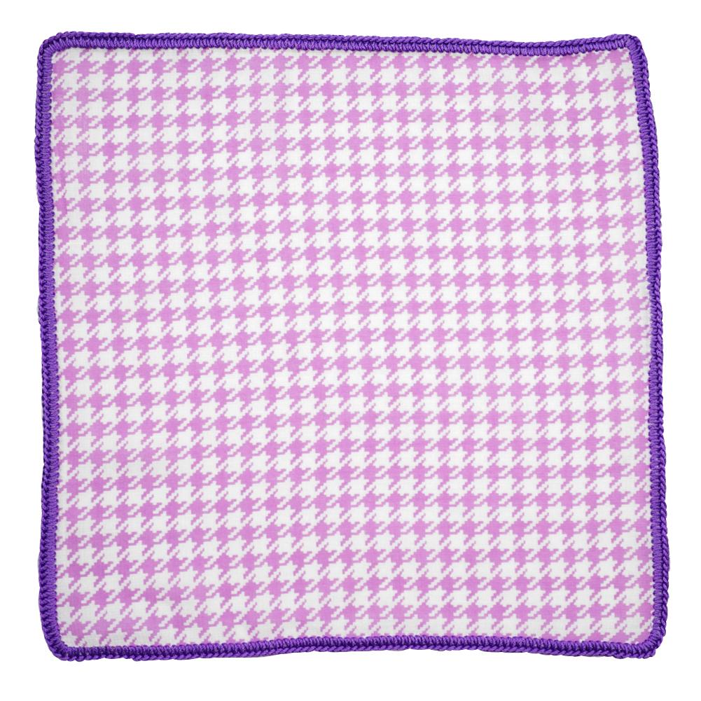 Orchid Houndstooth with Purple Signature Border-2