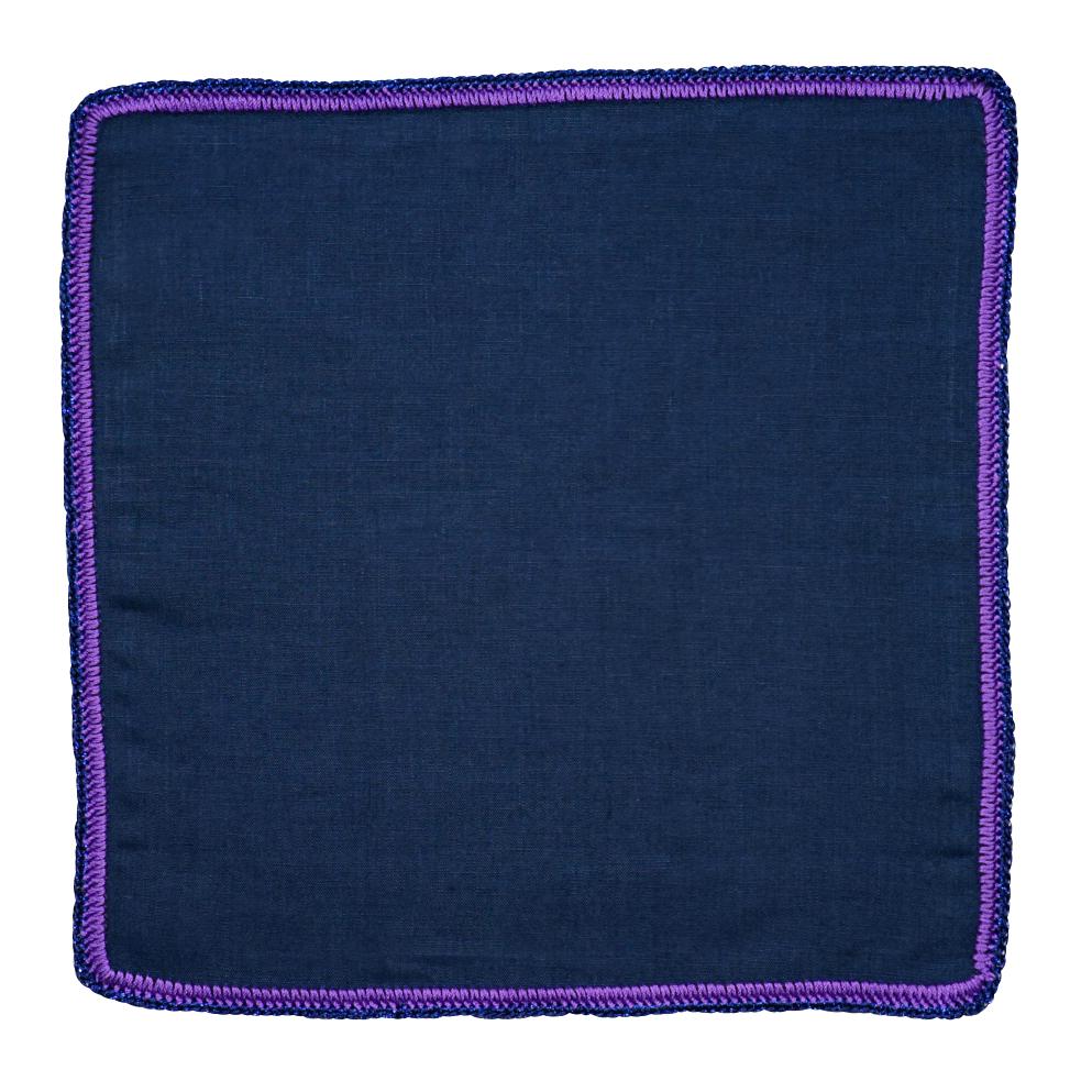 Navy Scuro with Purple and Navy Flake Signature Border-2