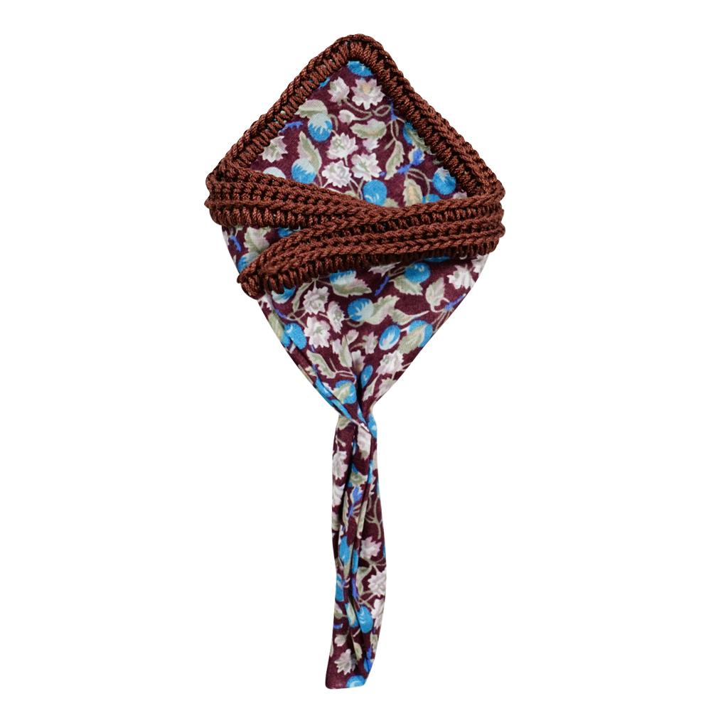 Mirtillo Blossom with Brown Signature Border-1