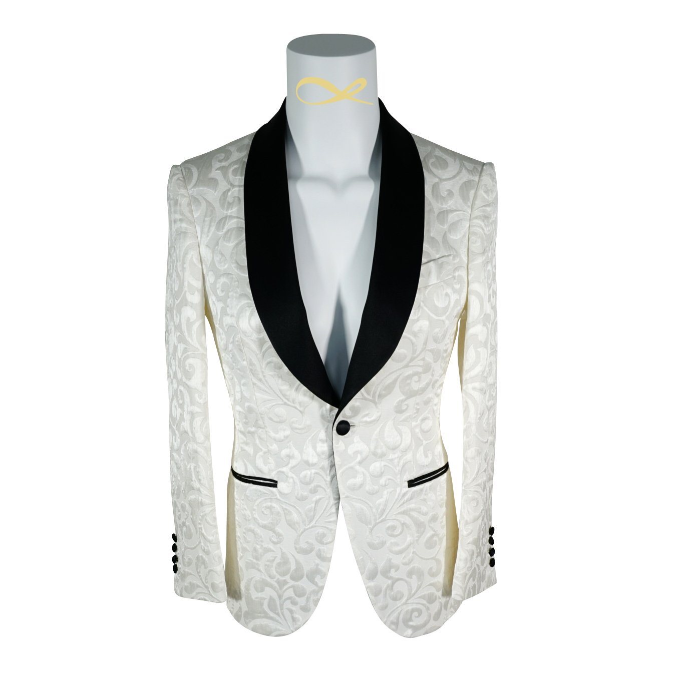 Vanilla & Black Paisley Dinner Jacket @ The Vault-4