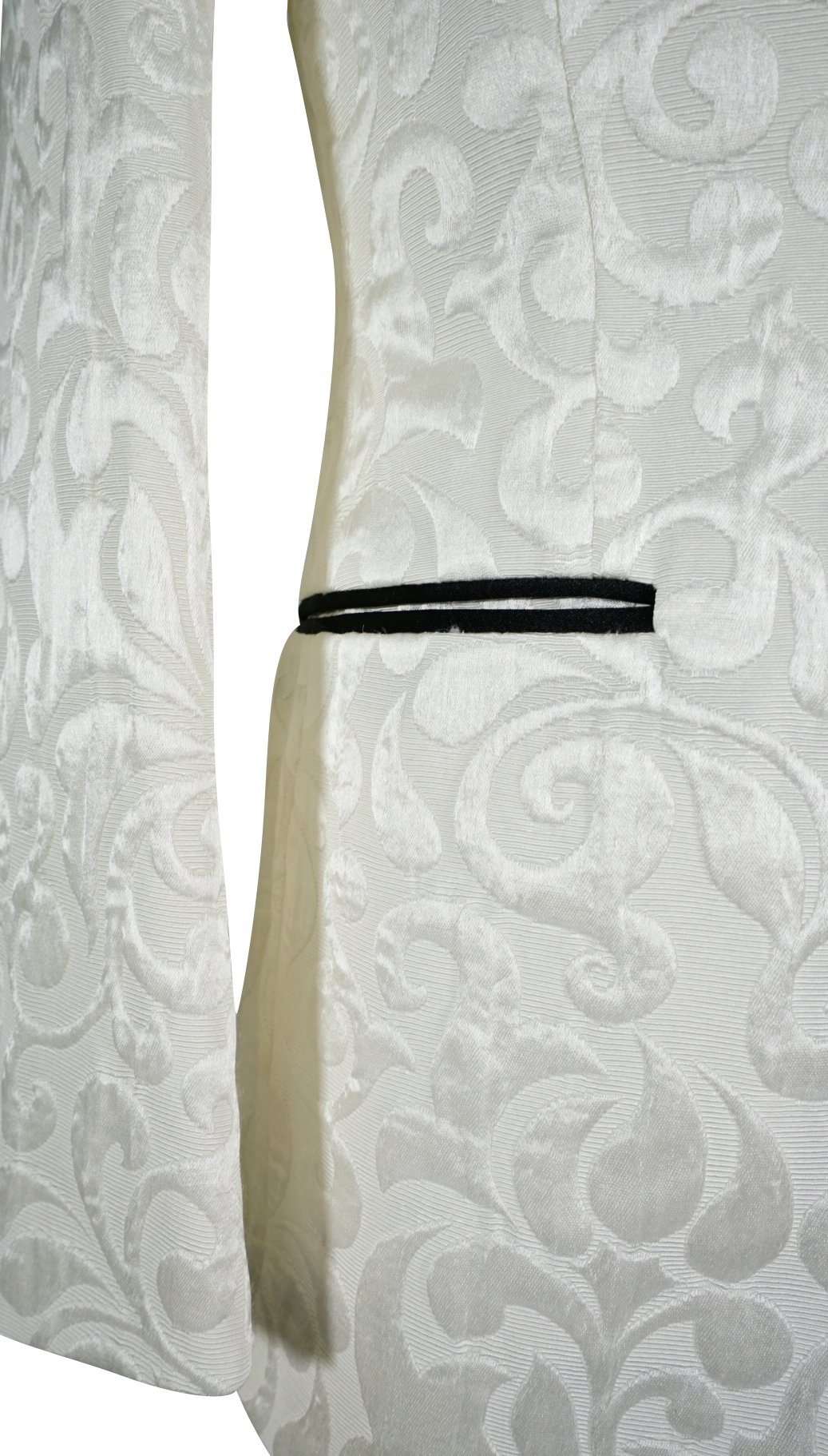 Vanilla & Black Paisley Dinner Jacket @ The Vault-6