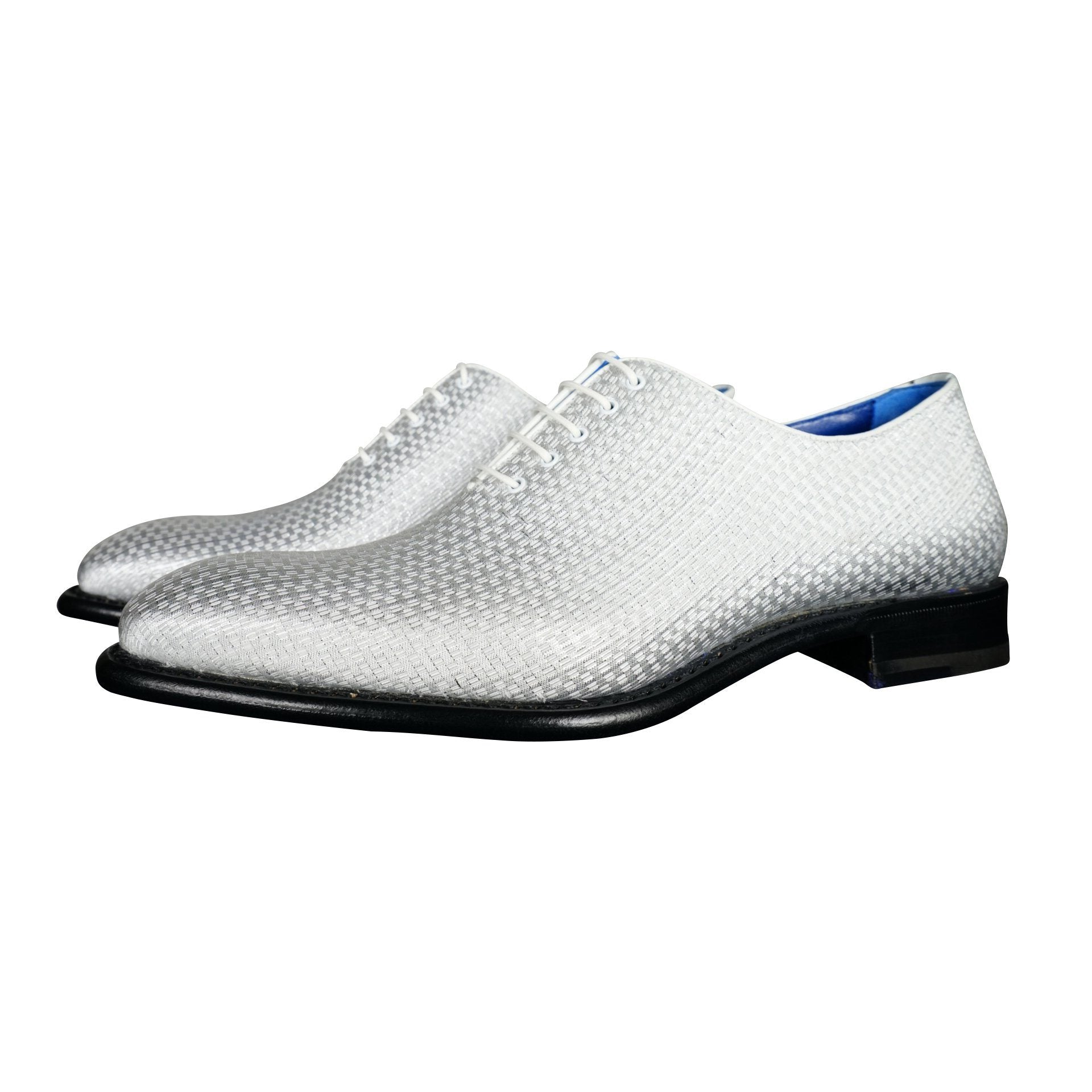 Silver Diamante Lace Ups-3