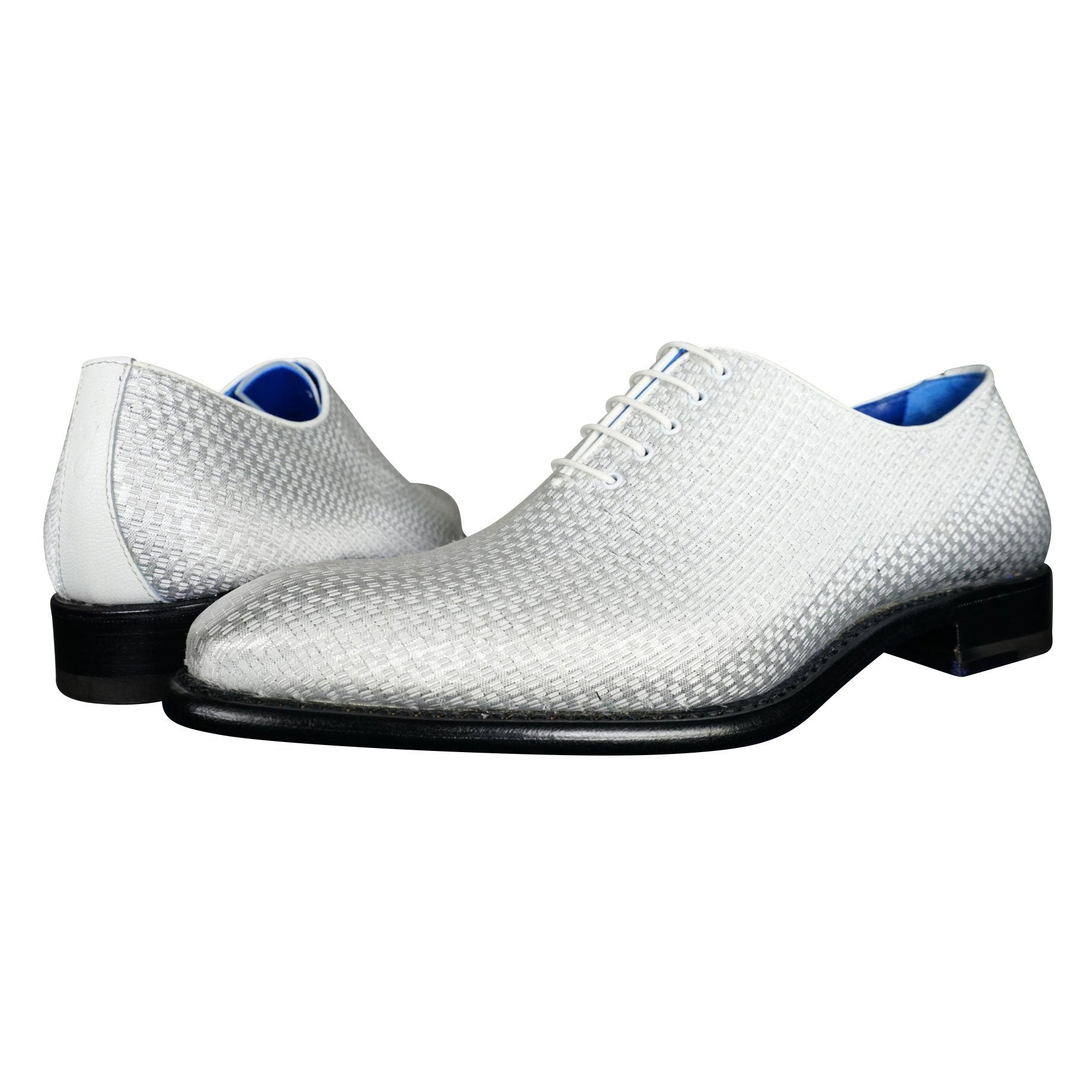 Silver Diamante Lace Ups-4