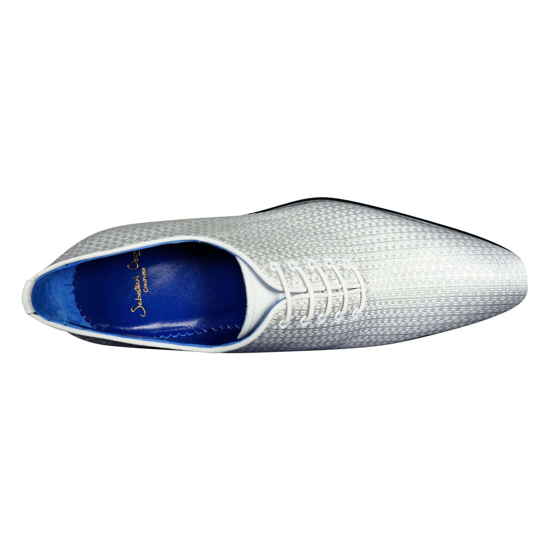 Silver Diamante Lace Ups-8