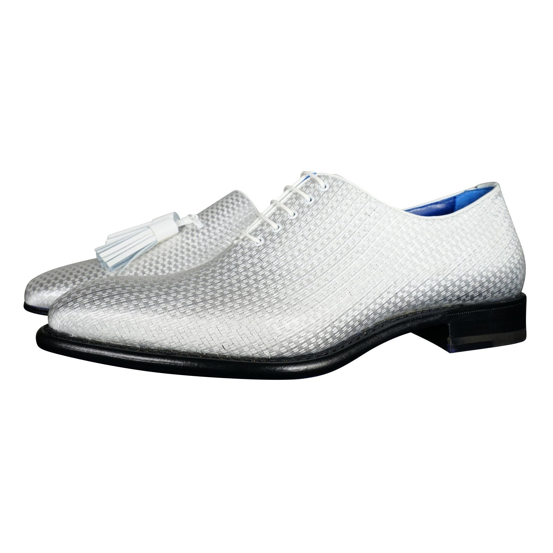 Silver Diamante Lace Ups-10