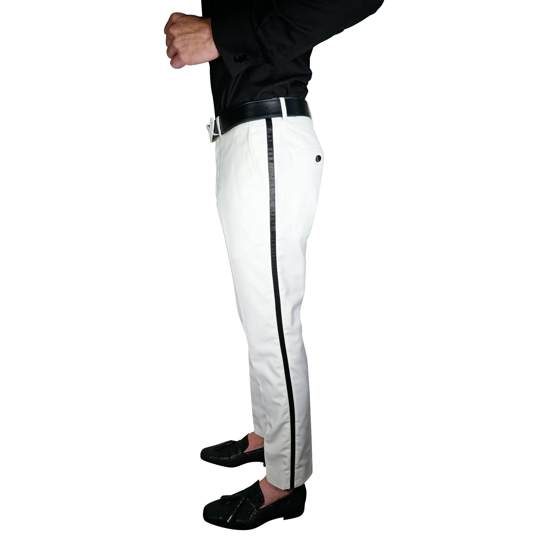White Tuxedo Trousers @ The Vault-3